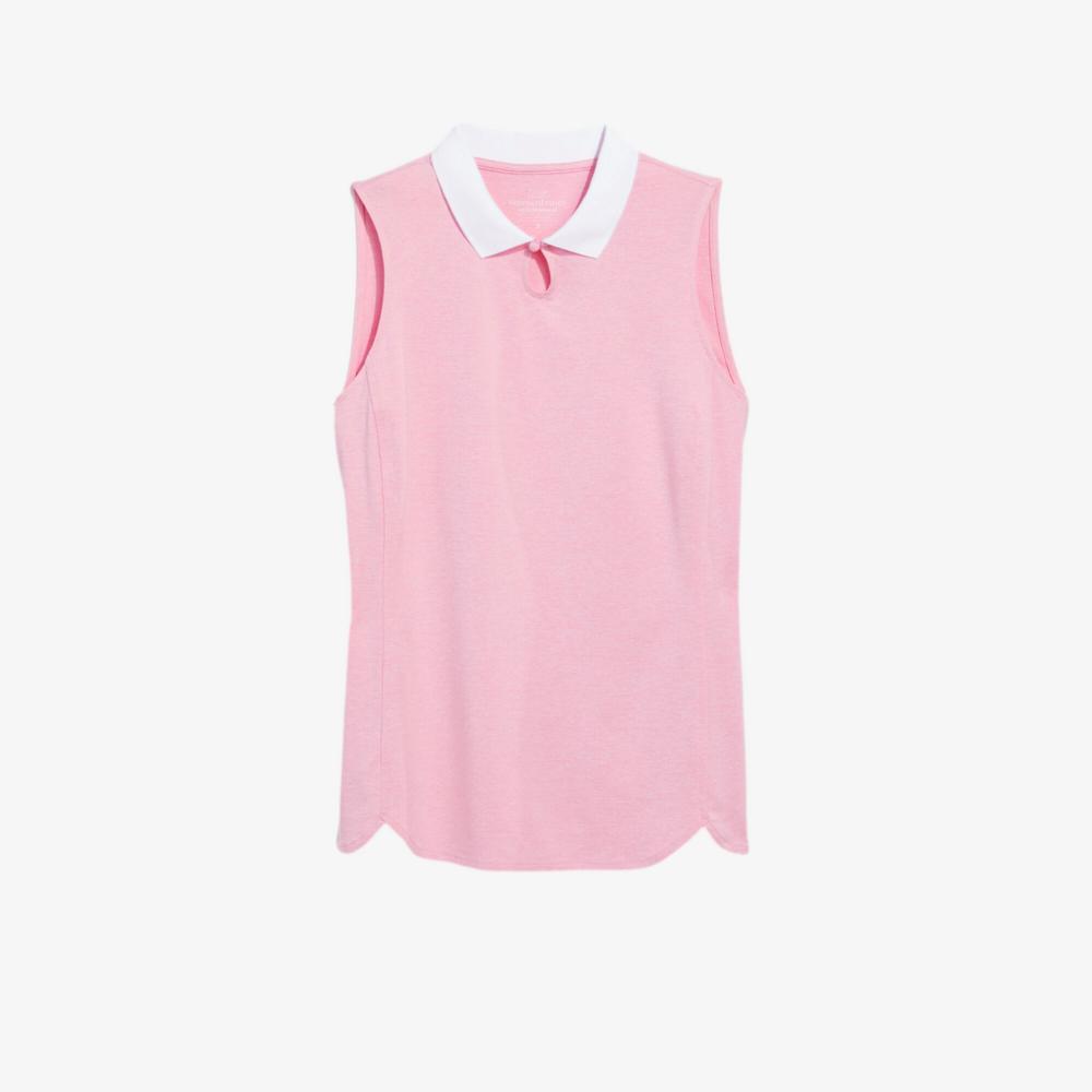 Palmero Keyhole Sleeveless Polo Shirt