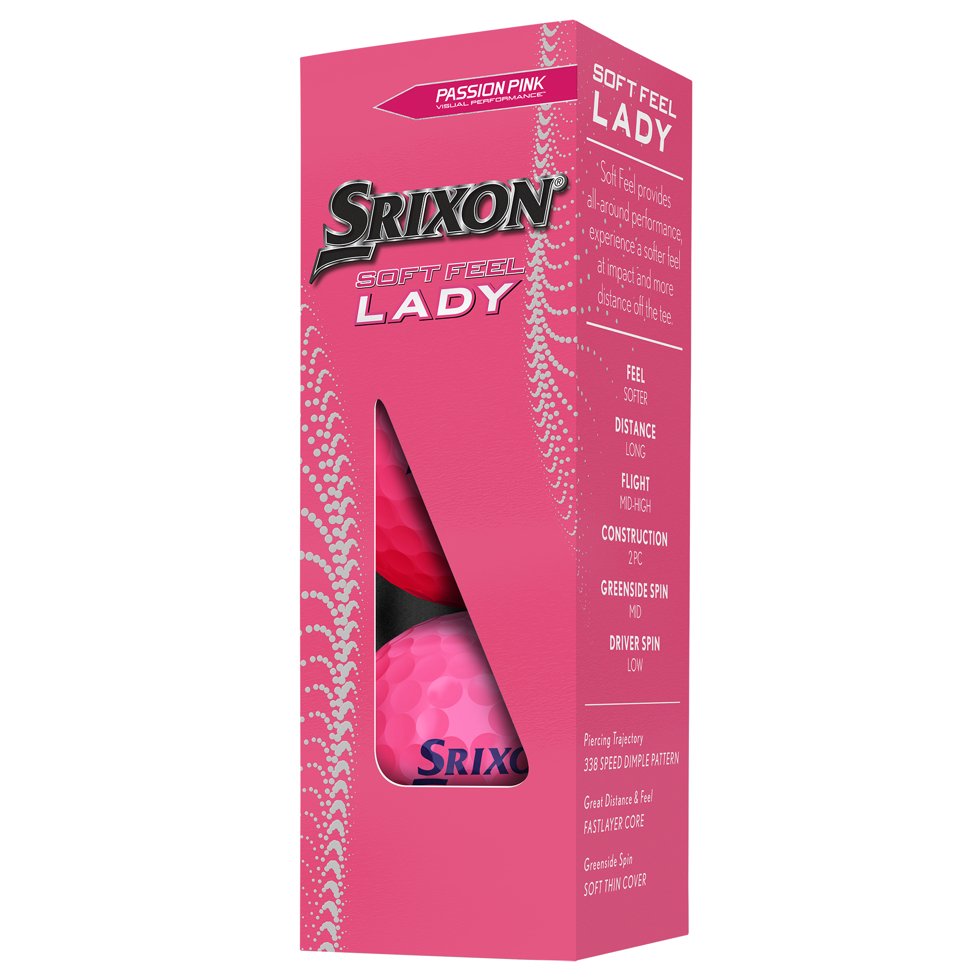 Soft Feel Lady 8 Golf Balls