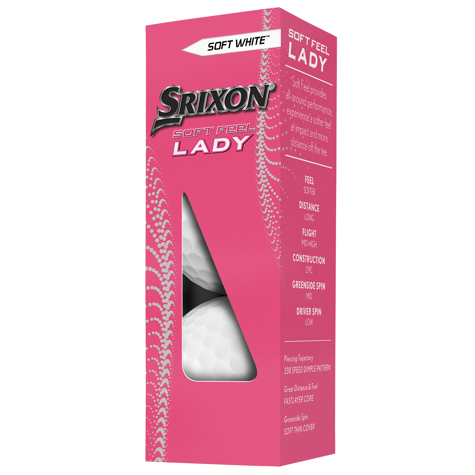 Soft Feel Lady 8 Golf Balls