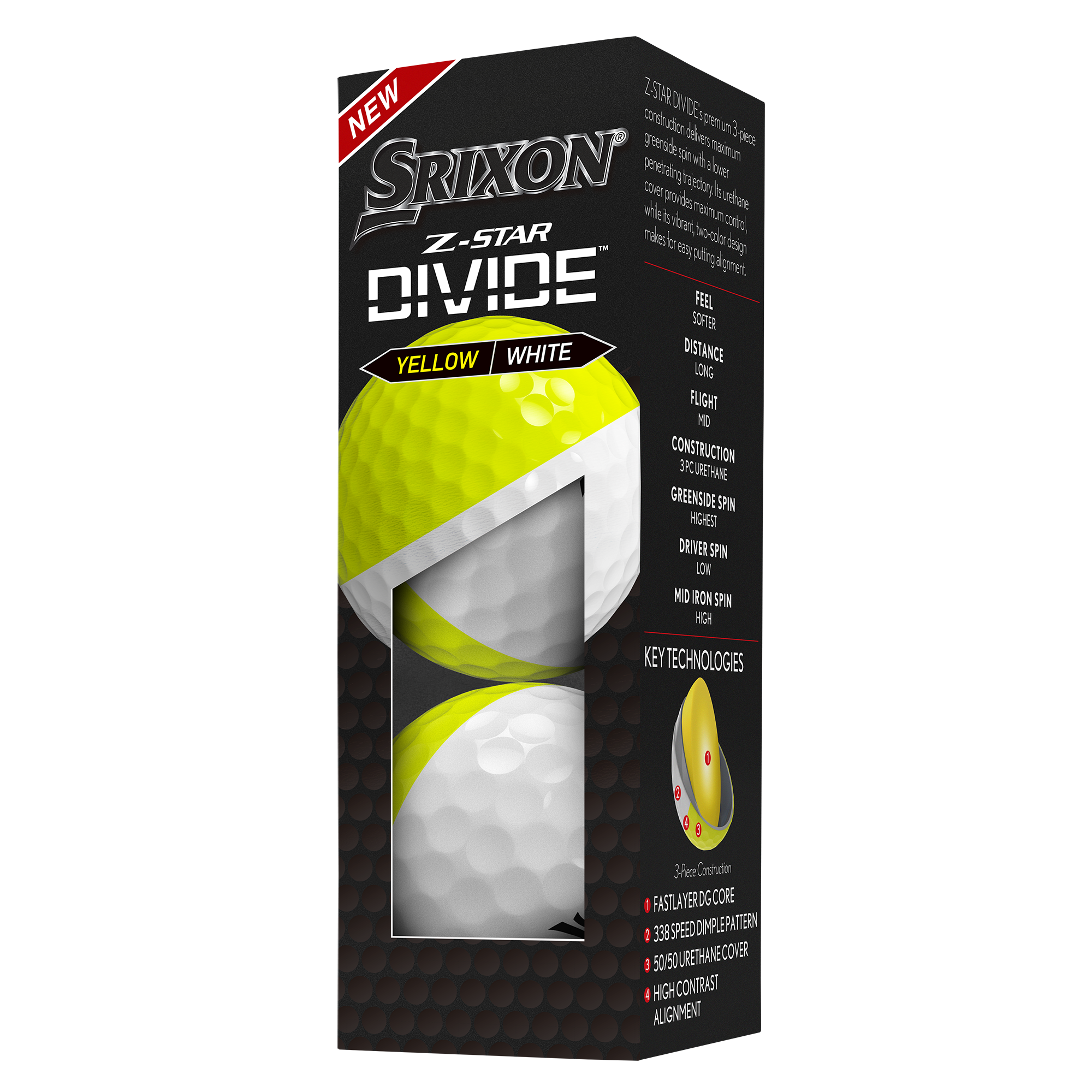 Z-STAR 8 Divide 2023 Golf Balls