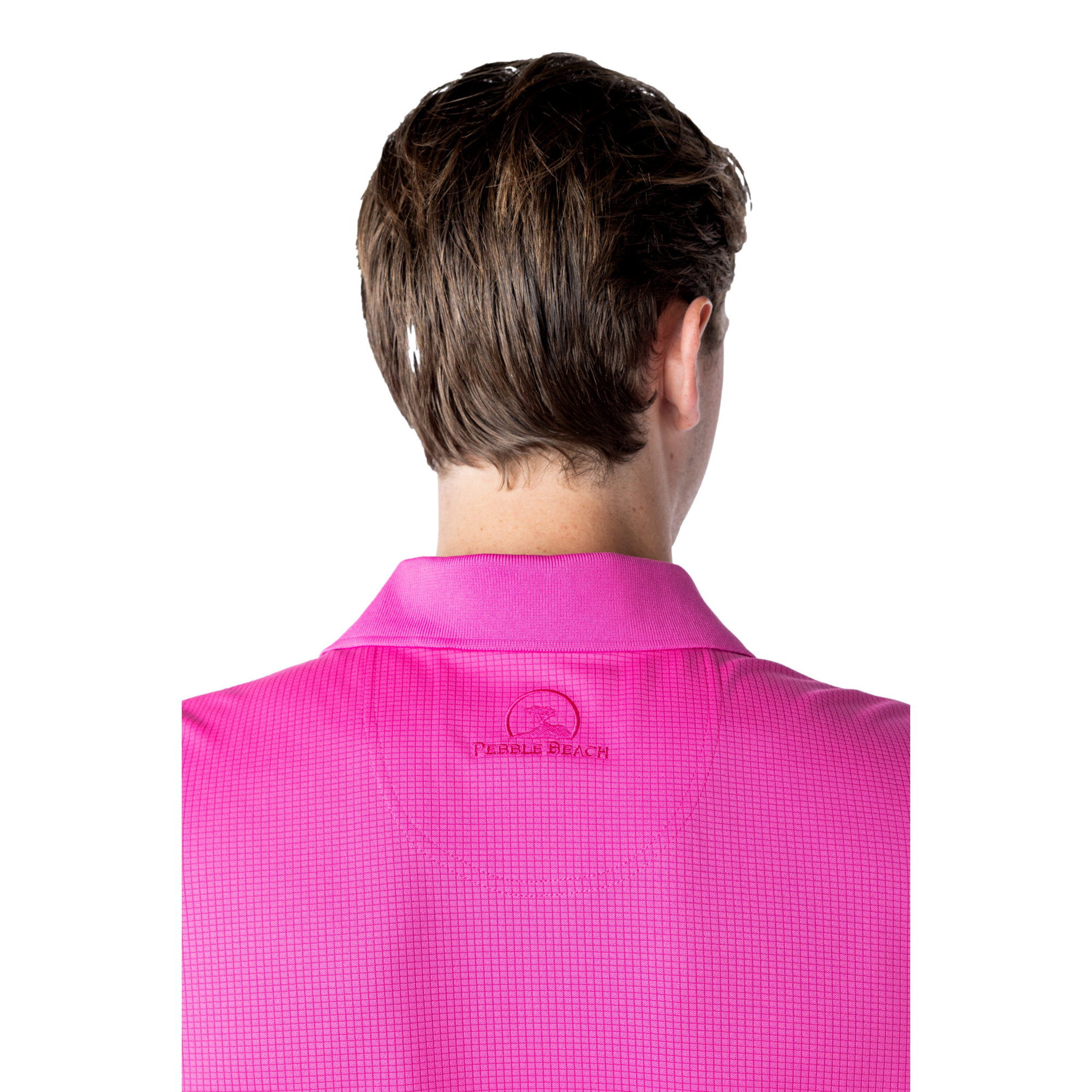 Grid Men's Short Sleeve Golf Polo Shirt