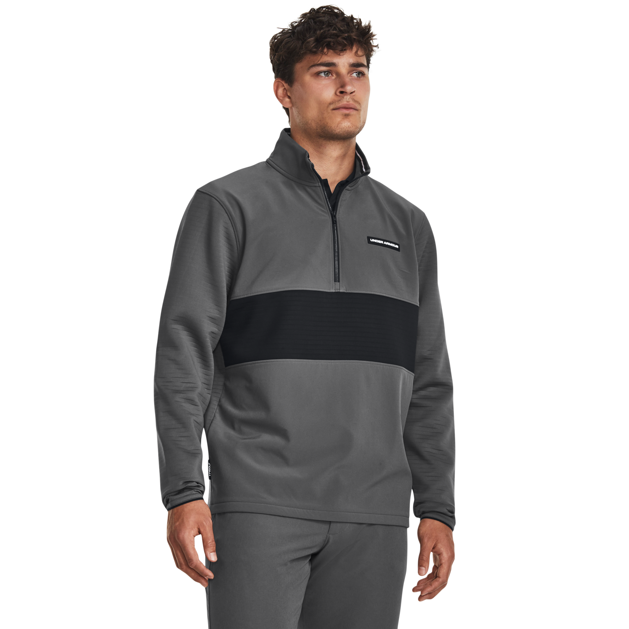 Under Armour Men's UA Storm Daytona QTR Zip, Dark Grey