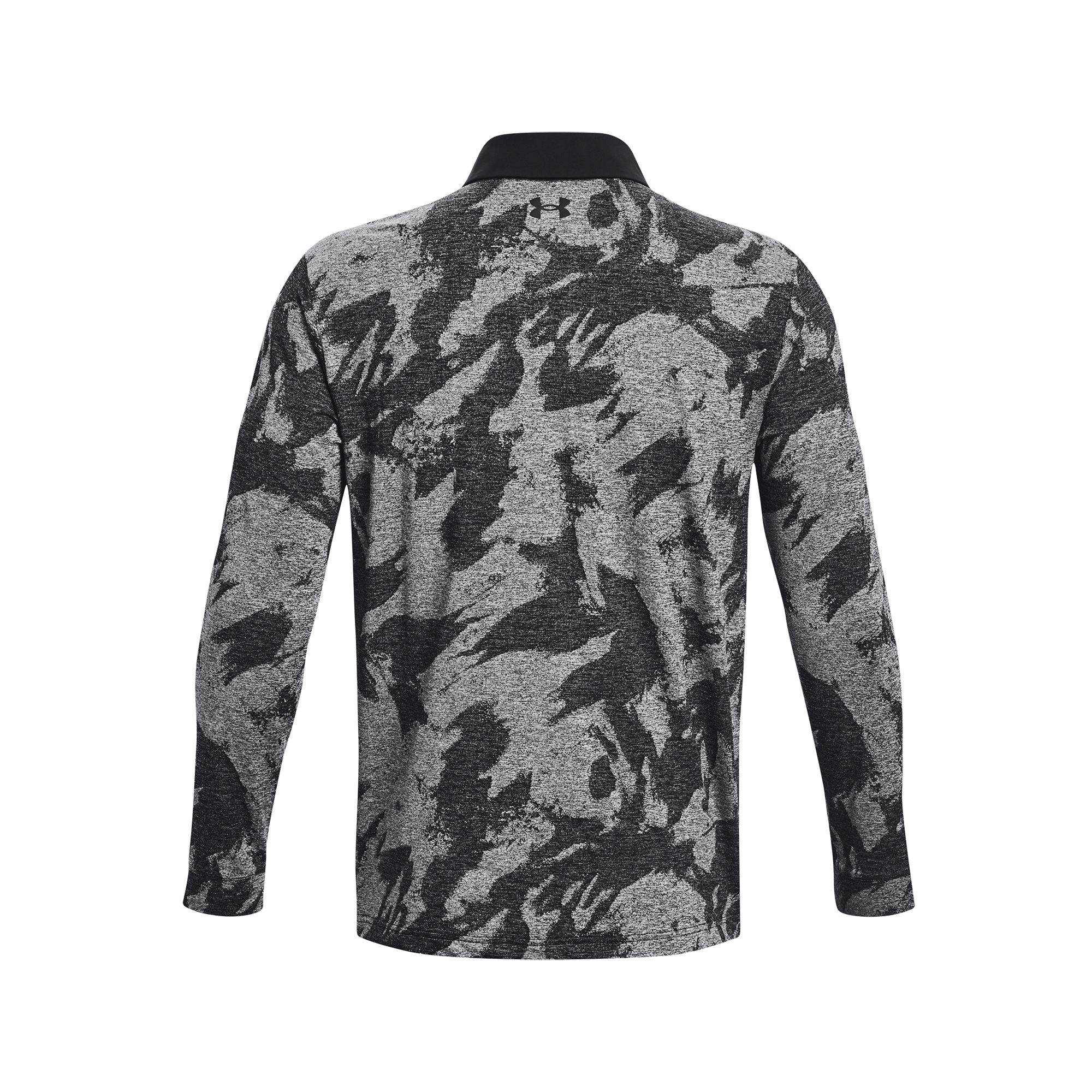 UA Playoff Jacquard Men's Long Sleeve Golf Polo Shirt