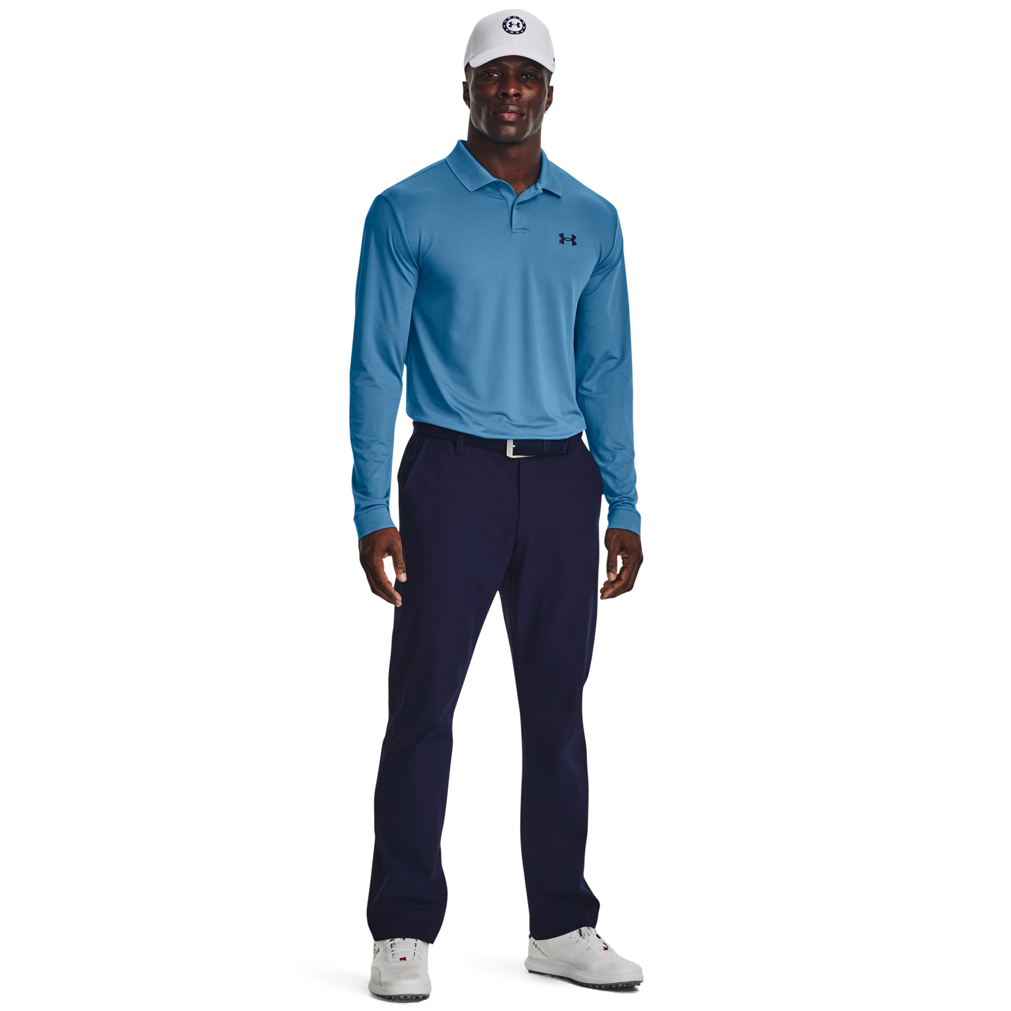 UA Performance 3.0 Men's Long Sleeve Golf Polo Shirt