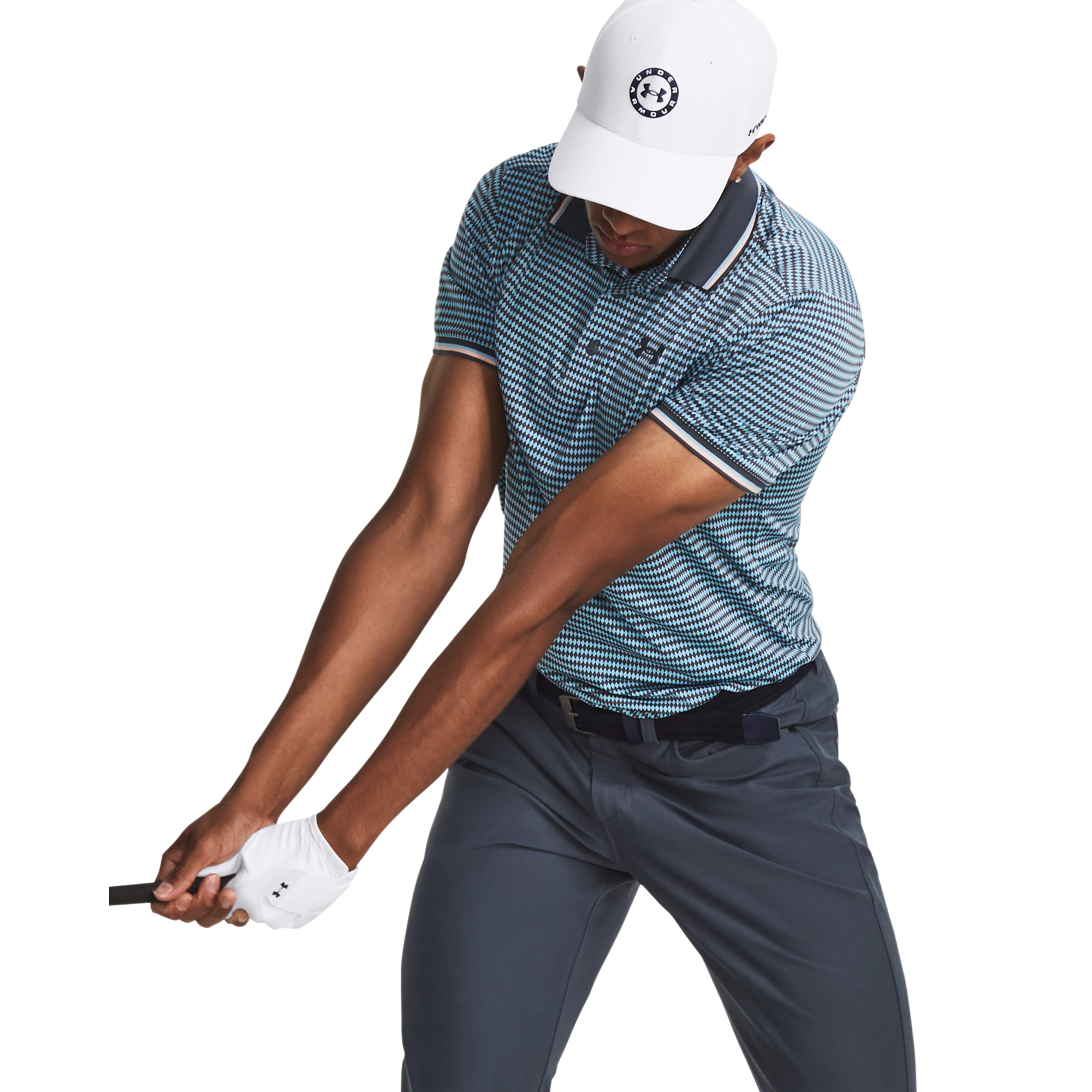 Playoff 3.0 Rib Men's Short Sleeve Golf Polo Shirt