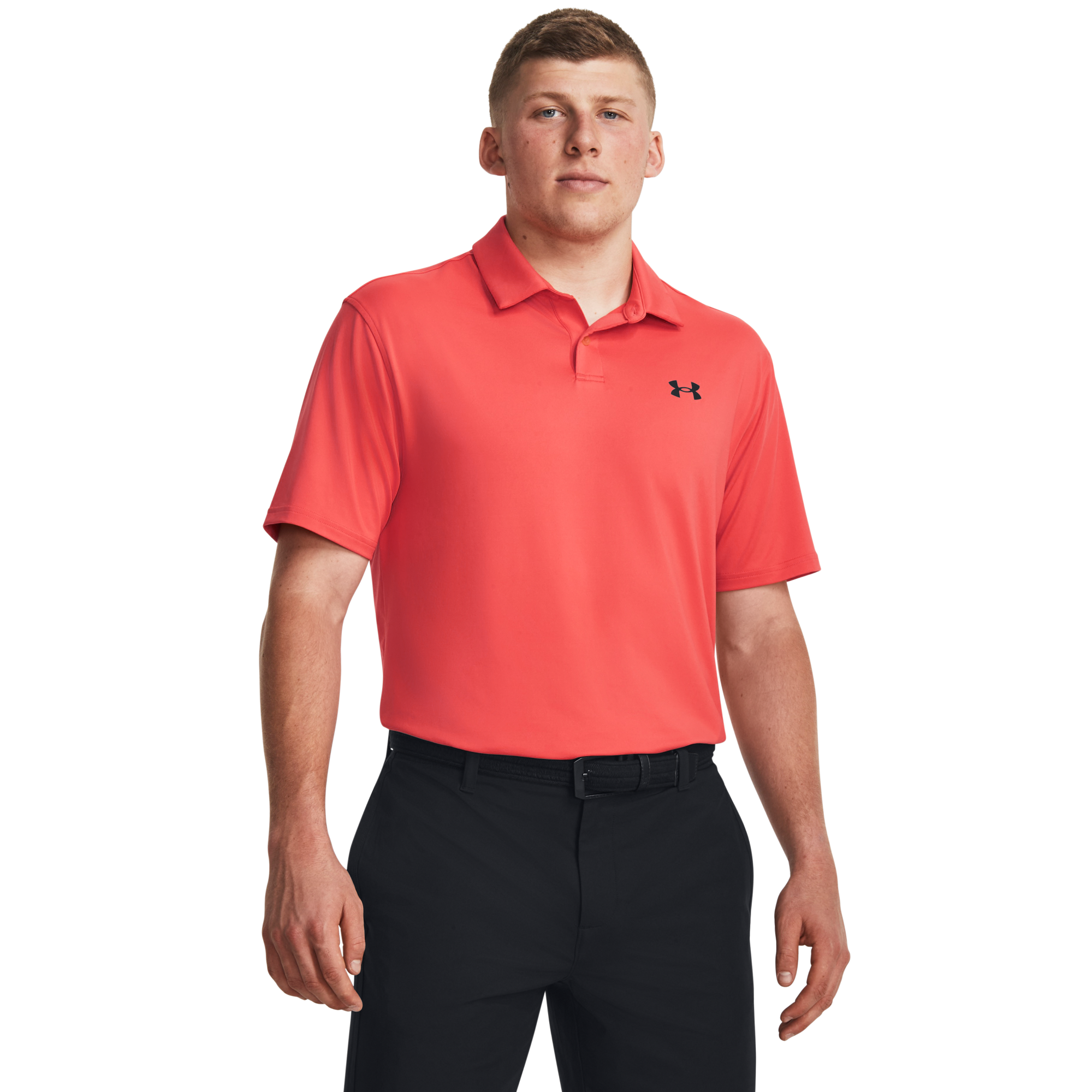 Under Armour UA Tee To Green Polo, Red/Navy, M
