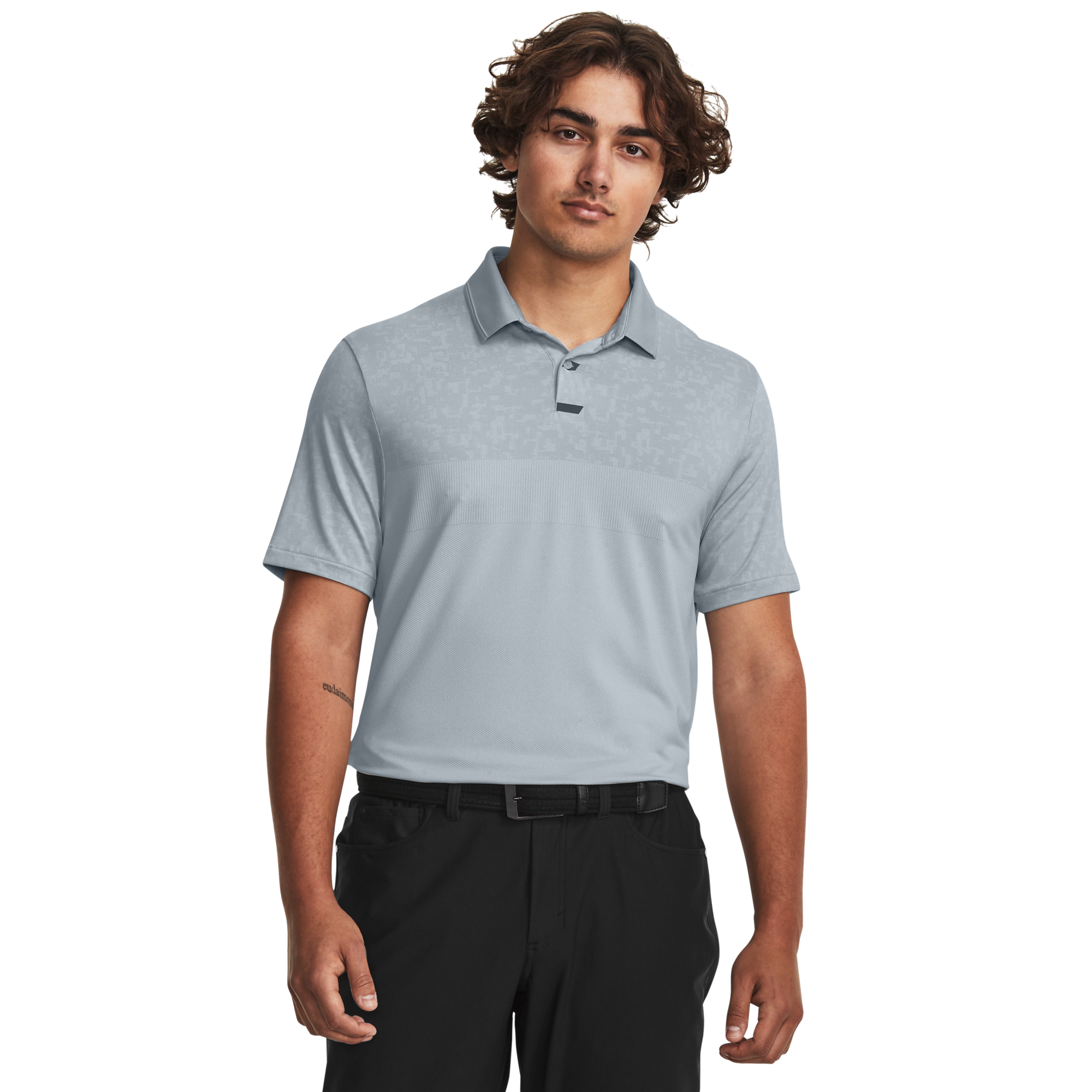 Men's UA Tour Tips Jacquard Polo
