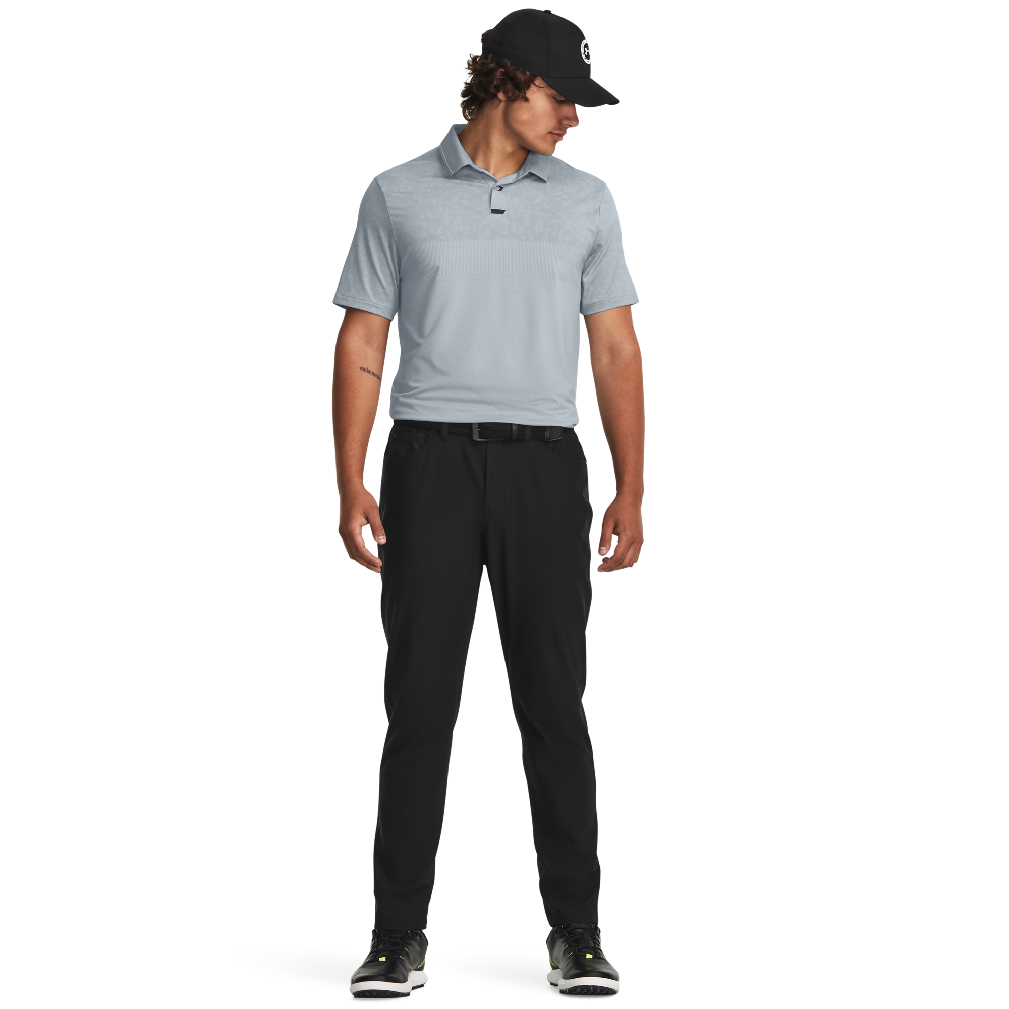 Men's UA Tour Tips Jacquard Polo