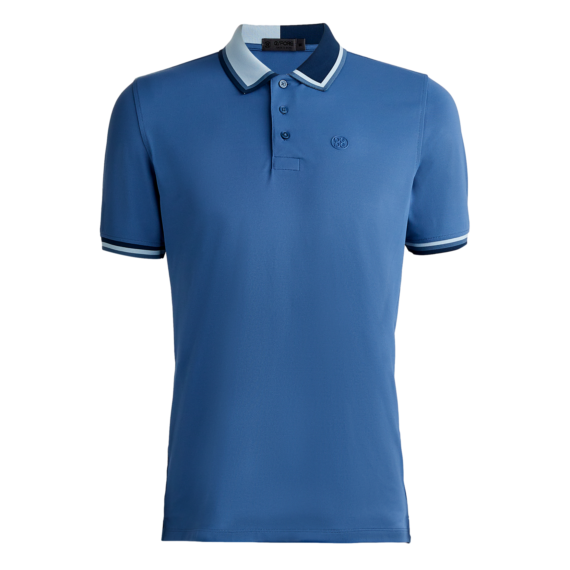 FR2 GOLF polo shirt ブルー 半袖 G/FORE Two Tone Rib Collar Tech Pique Polo | PGA TOUR Superstore