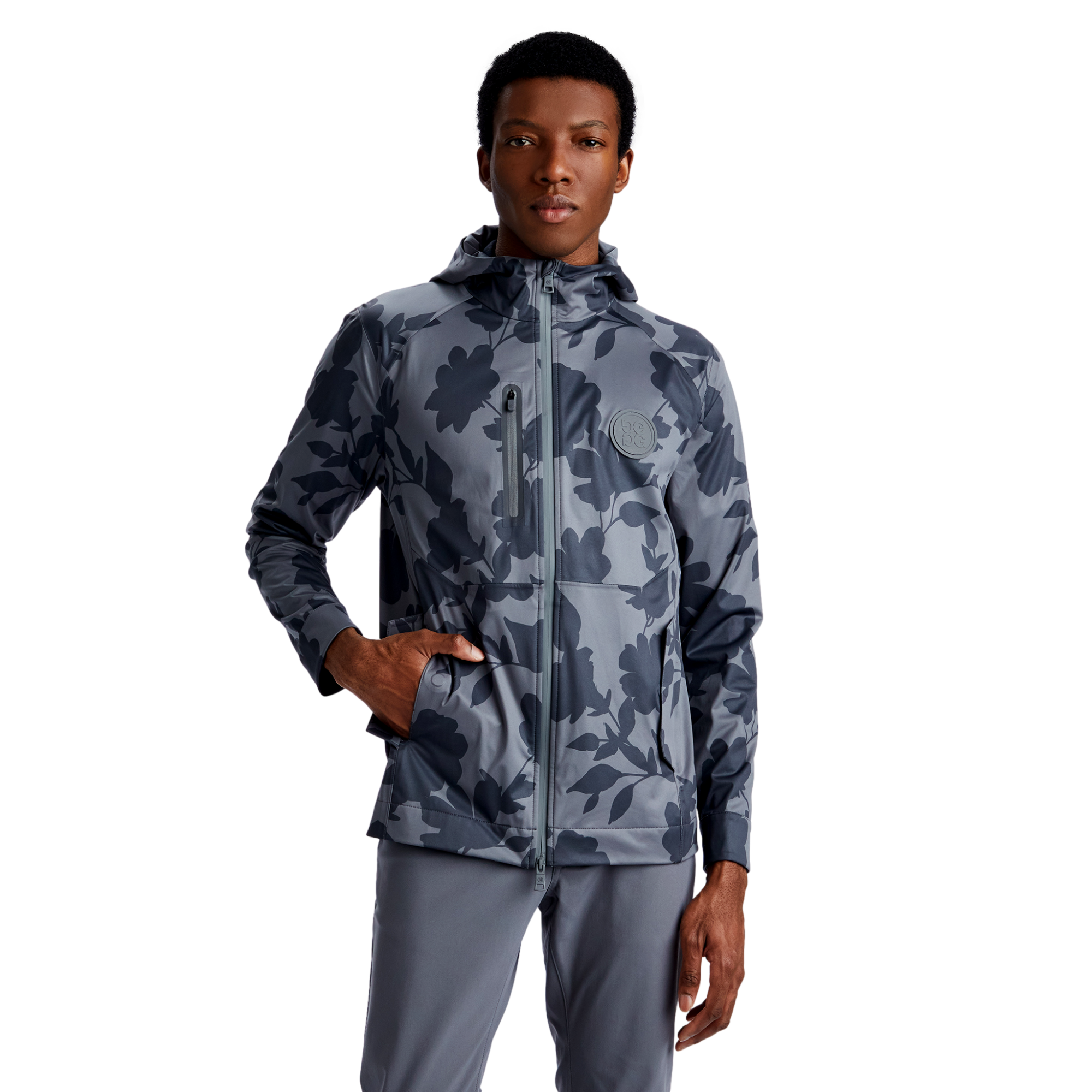 G/FORE Tonal Floral Repeller Jacket | PGA TOUR Superstore