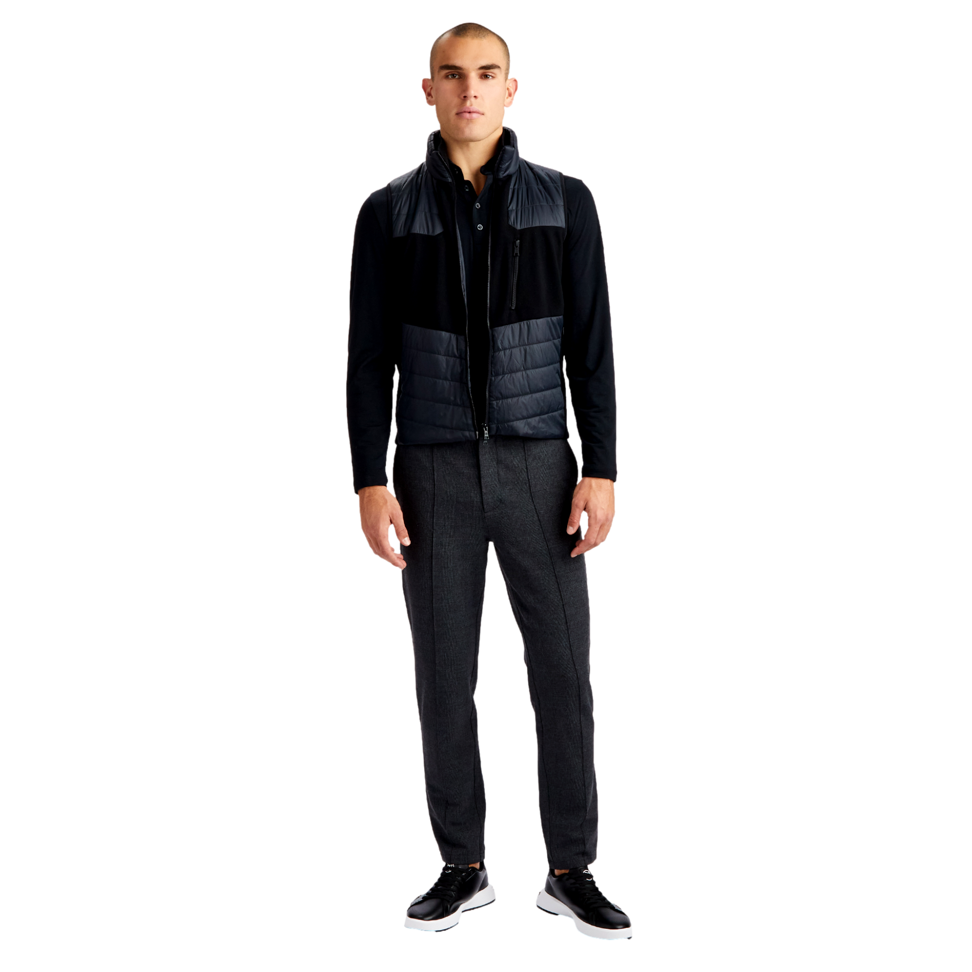 ■■G/FORE■■MENS SKULL T`S MERINO TAILORED FIT FULL♪ G/FORE Pixelated Skull & Tees Merino Wool Full Zip Vest