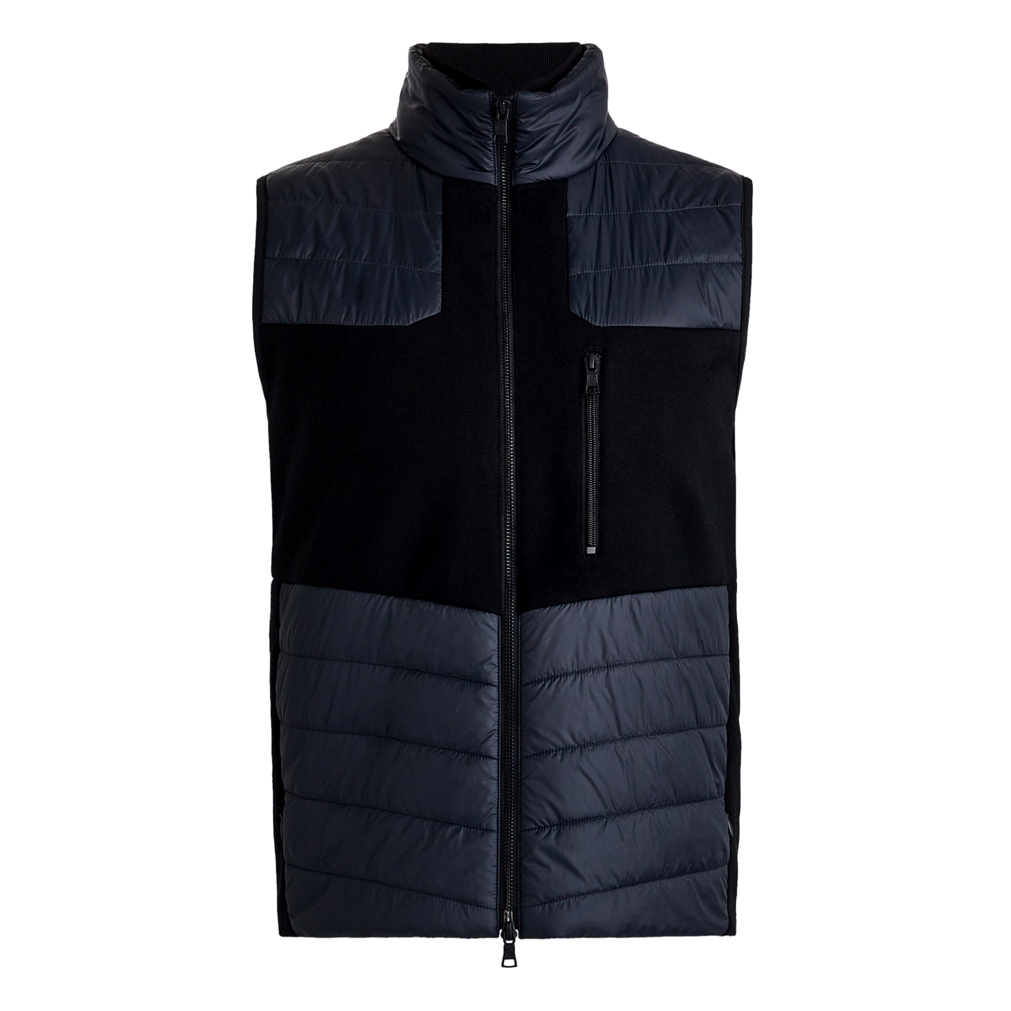 Pixelated Skull & Tees Merino Wool Full Zip Vest