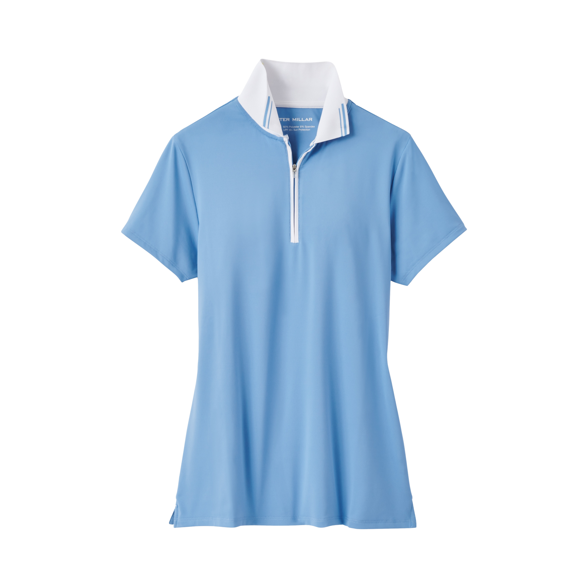 Chrissie Zip Neck Women's Short Sleeve Golf Polo Shirt