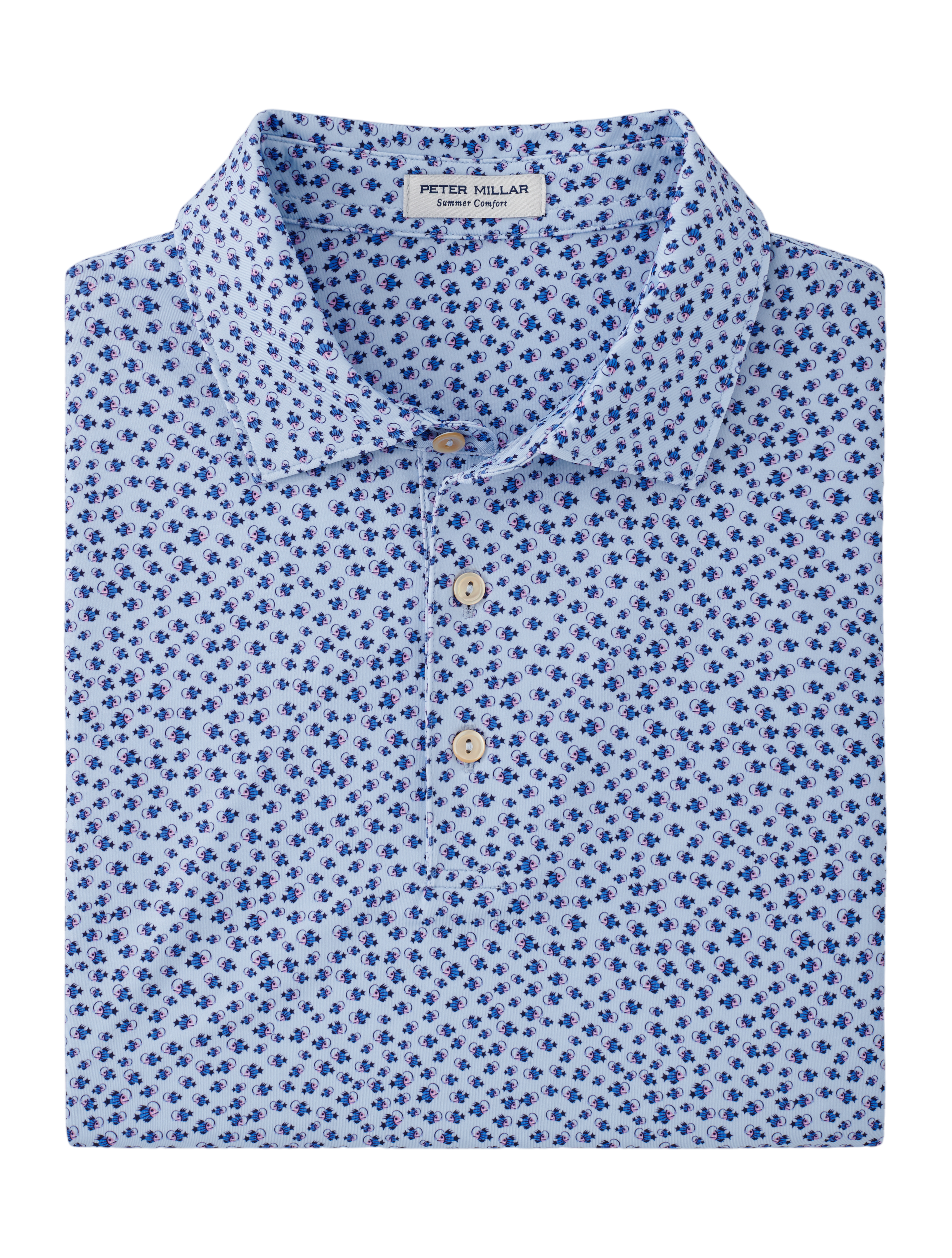 Angry Anglers Performance Jersey Men's Short Sleeve Golf Polo Shirt