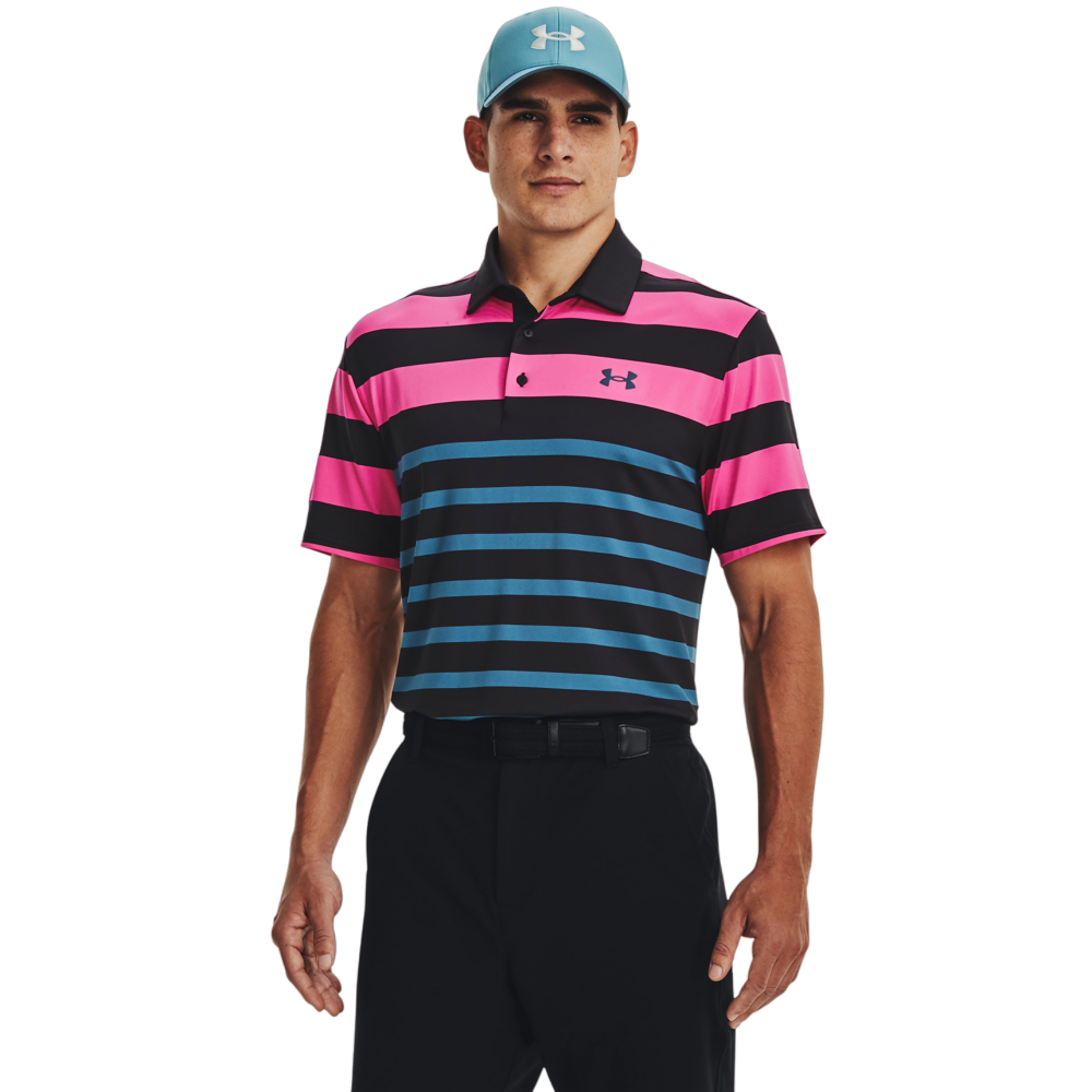 Under armour store men's striped polo