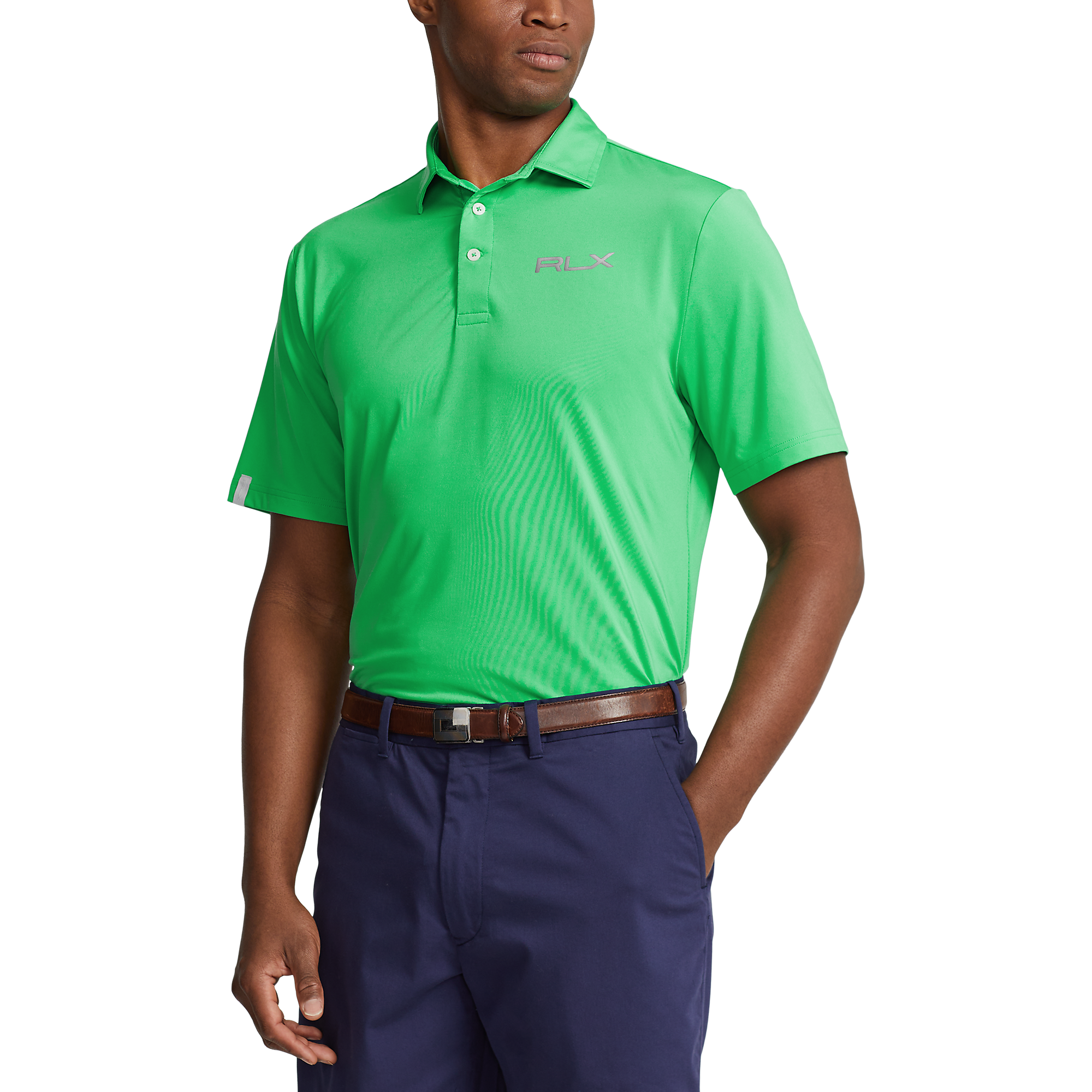 Solid Airflow Men's Short Sleeve Golf Polo Shirt