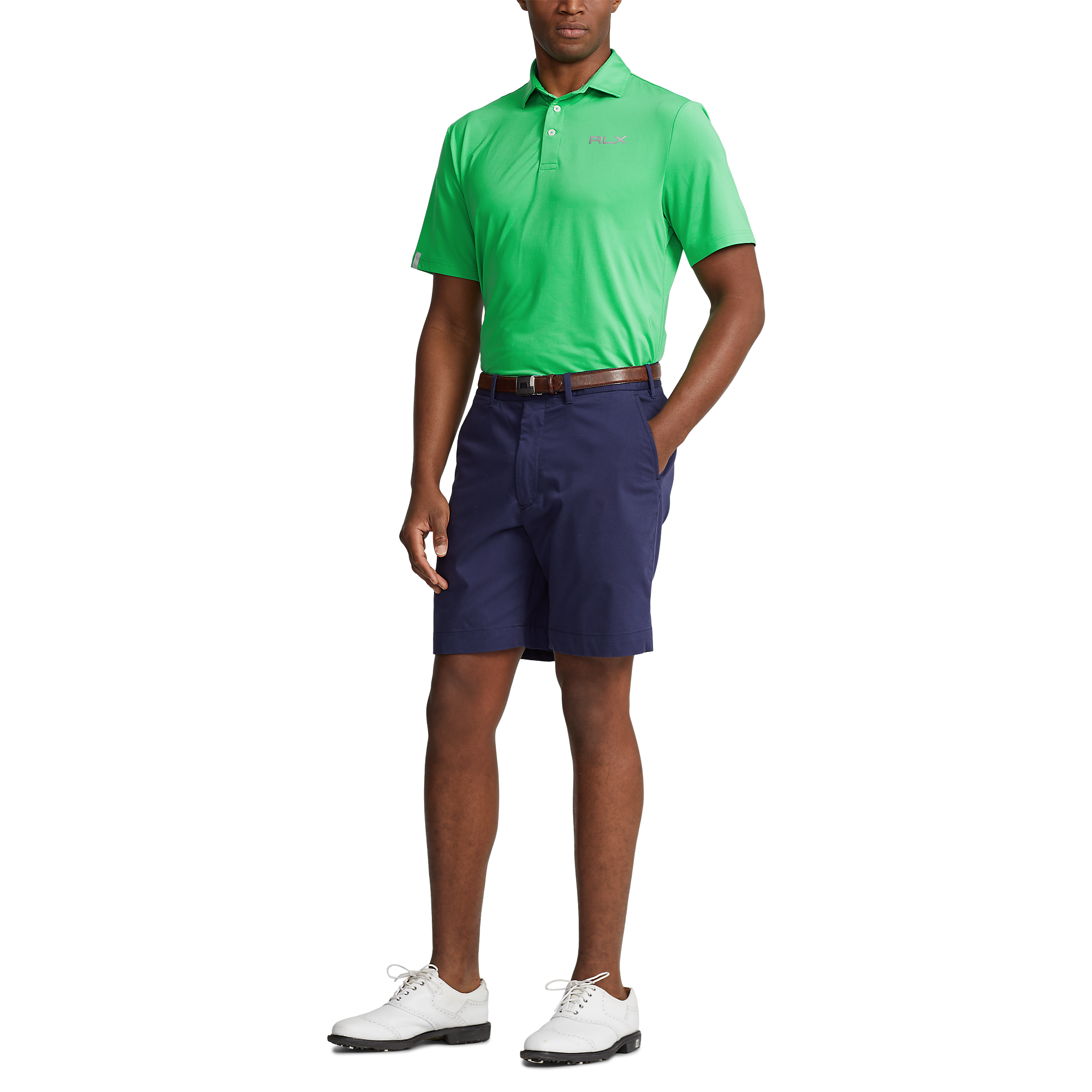 Solid Airflow Men's Short Sleeve Golf Polo Shirt