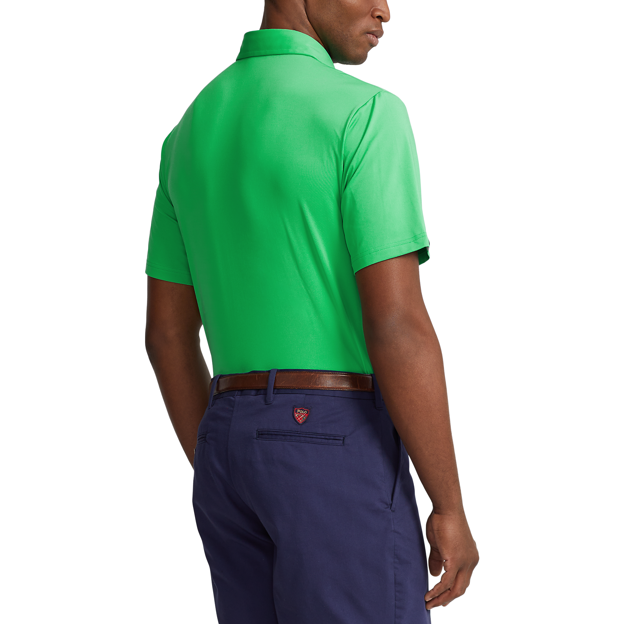 Solid Airflow Men's Short Sleeve Golf Polo Shirt