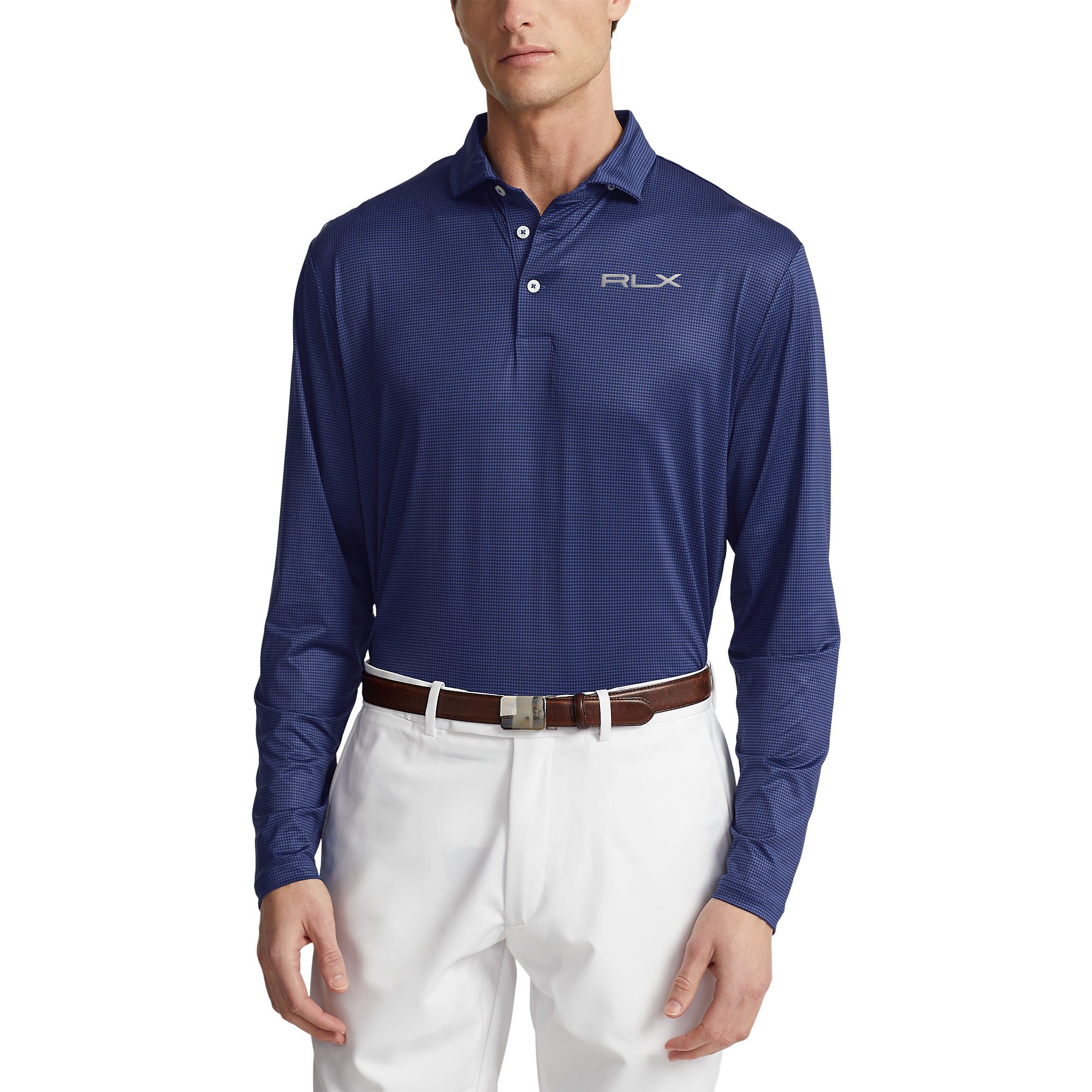 Airflow Men's Long Sleeve Golf Polo Shirt