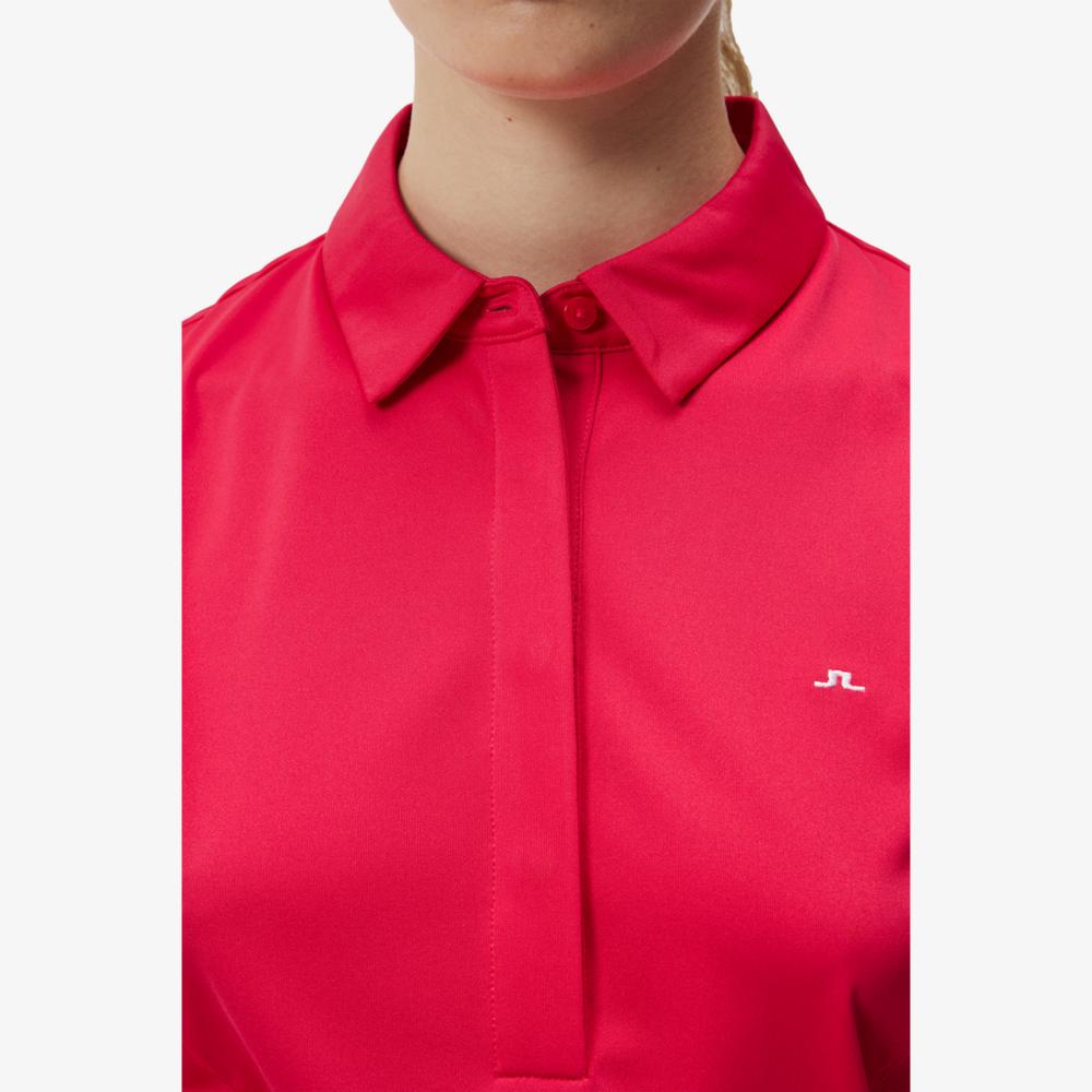 Dena Solid Sleeveless Polo Shirt