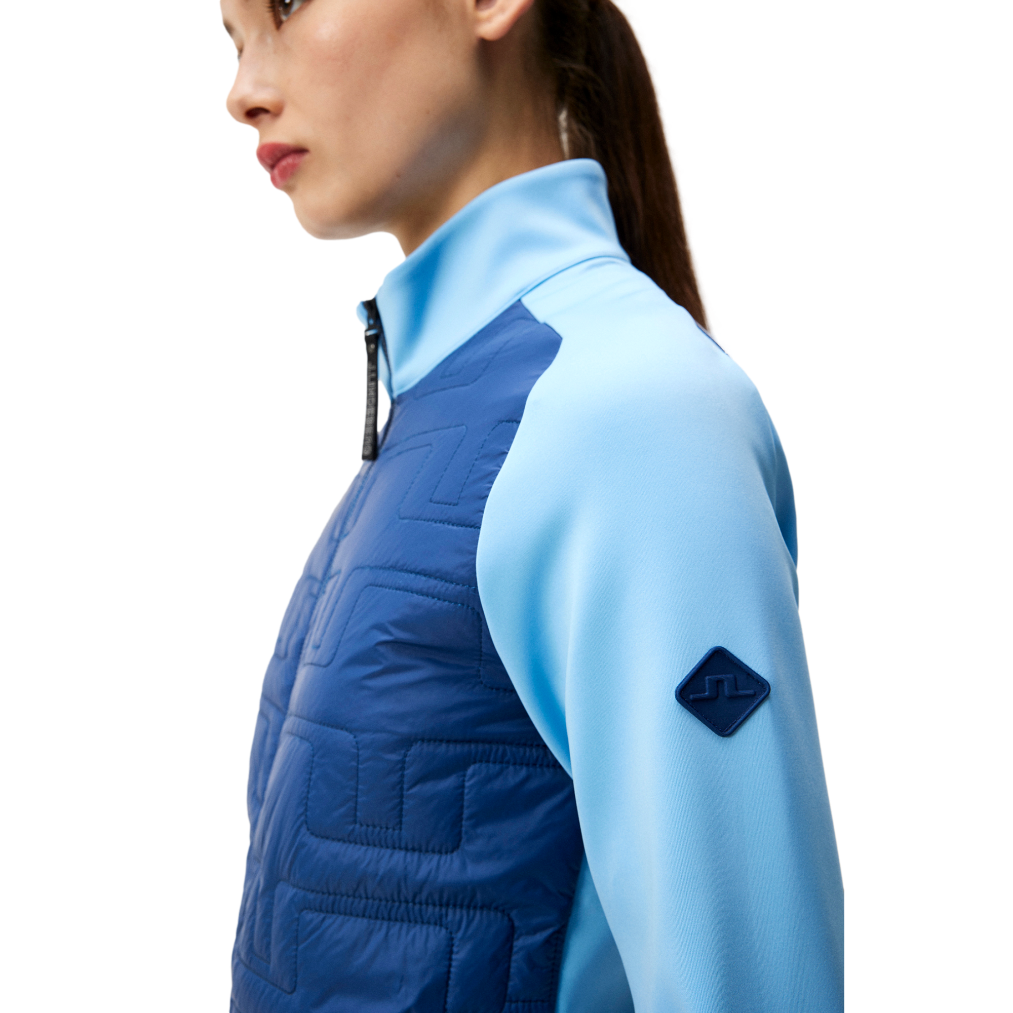 Quilted Hybrid Full Zip Jacket