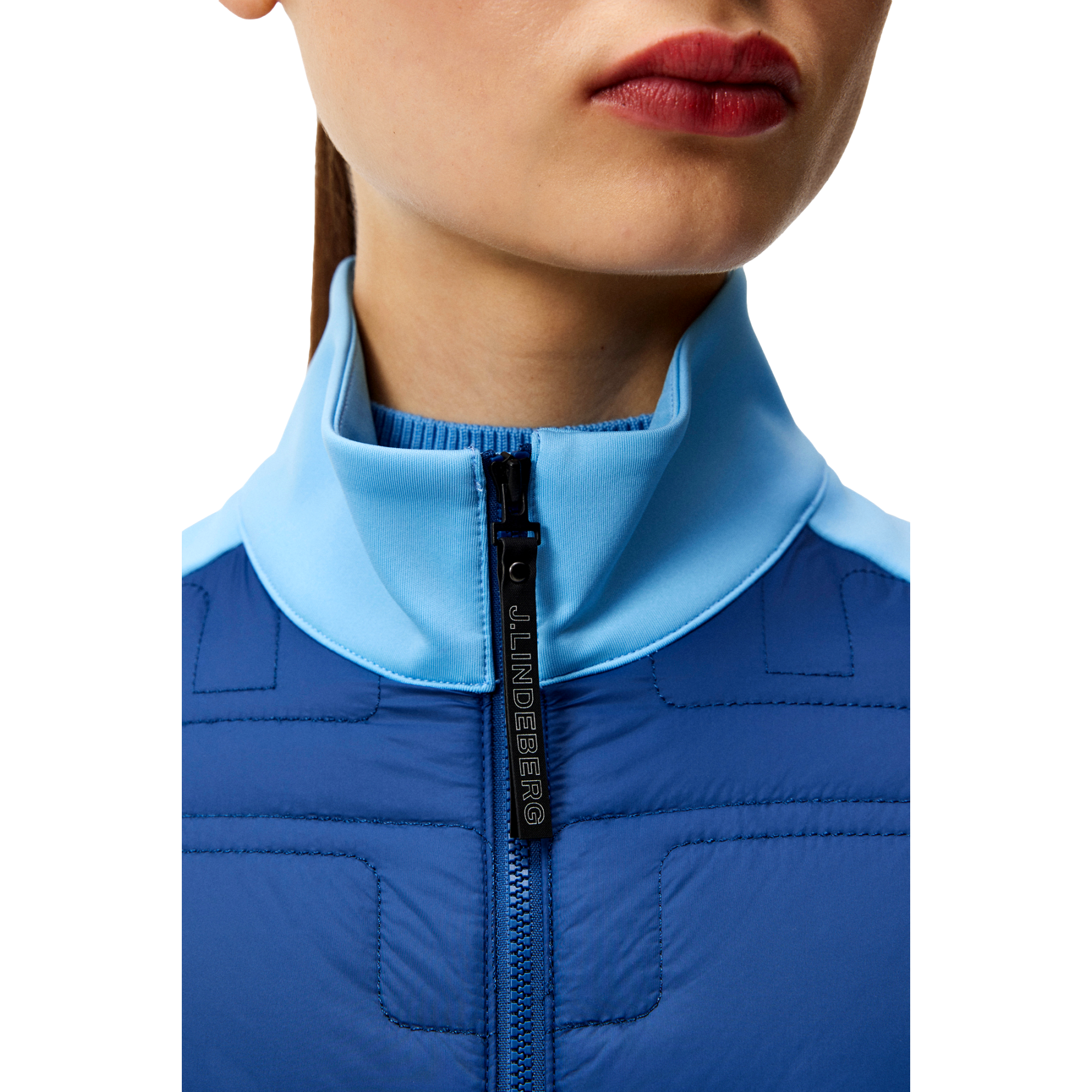 Quilted Hybrid Full Zip Jacket