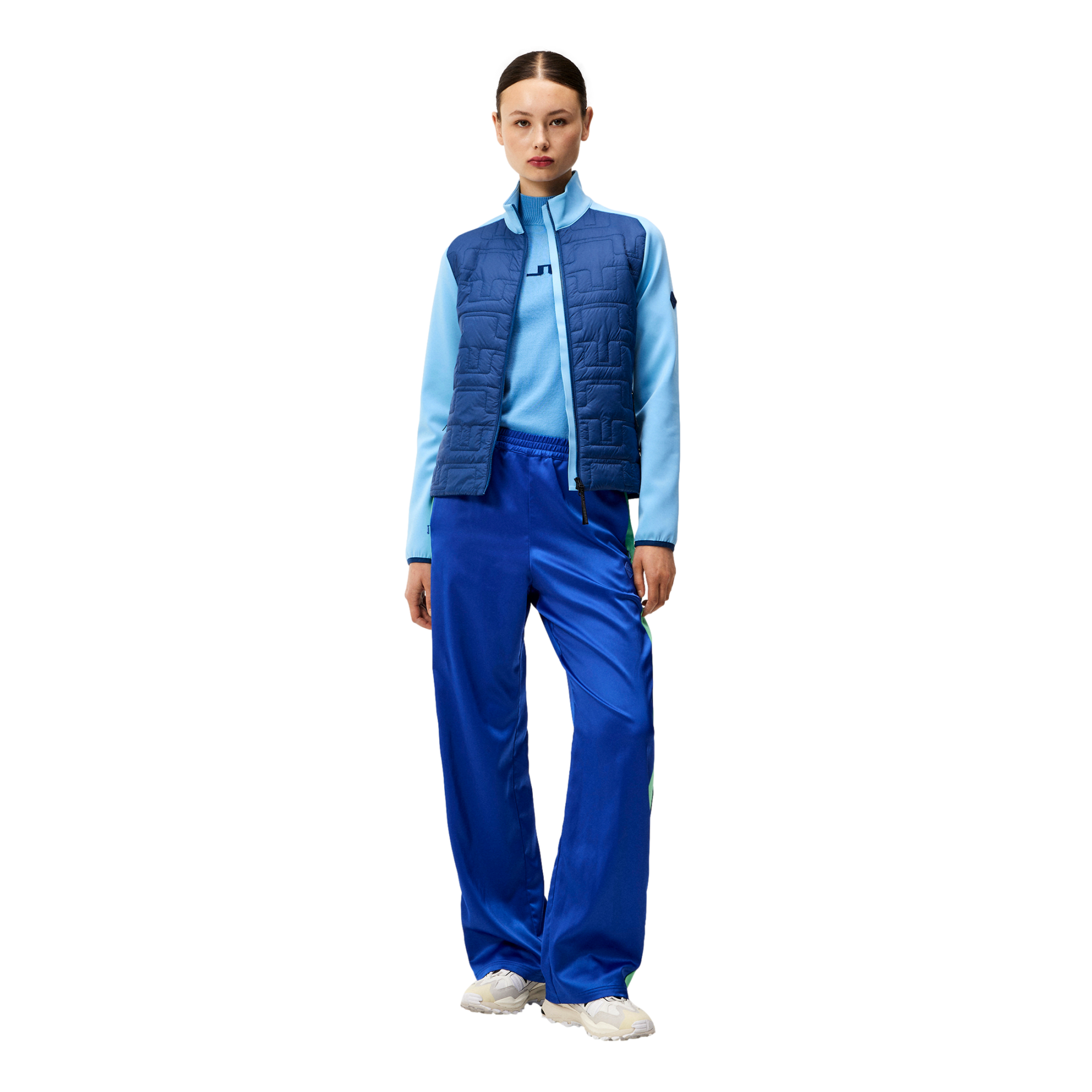 Quilted Hybrid Full Zip Jacket