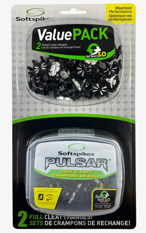 Pulsar Golf Cleat Fast Twist 3.0, Value Pack, 36 count