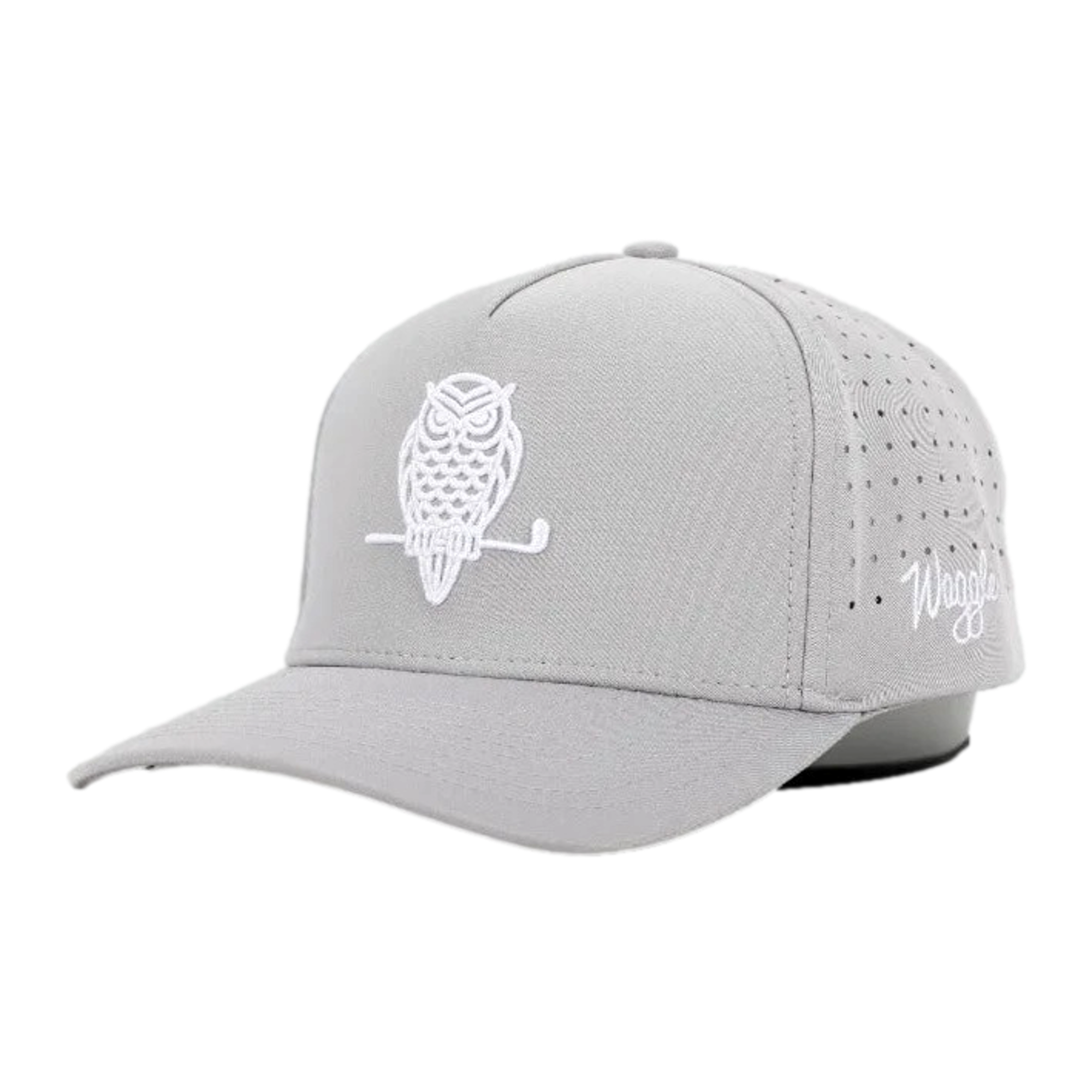 Waggle Men's Logo Golf Hat, Black