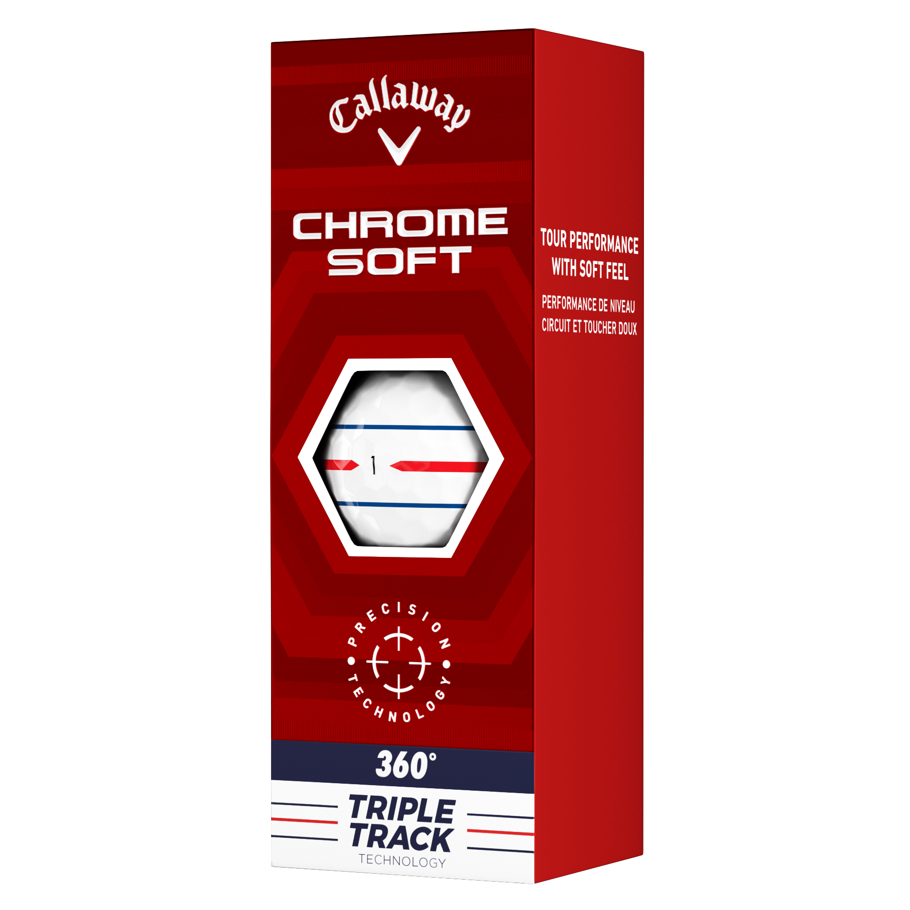 Chrome Soft 360 Triple Track Golf Balls