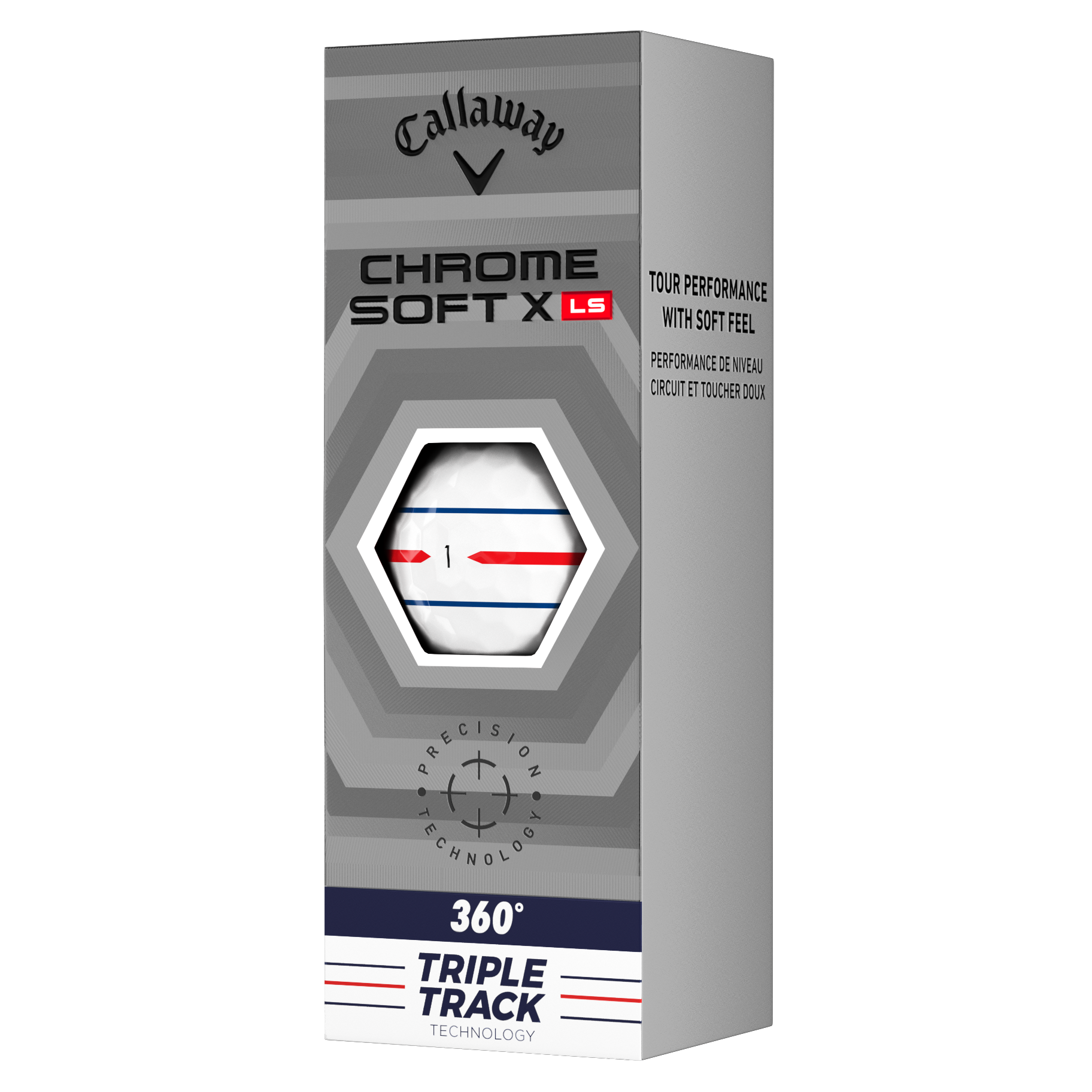 Chrome Soft X LS 360 Triple Track Golf Balls