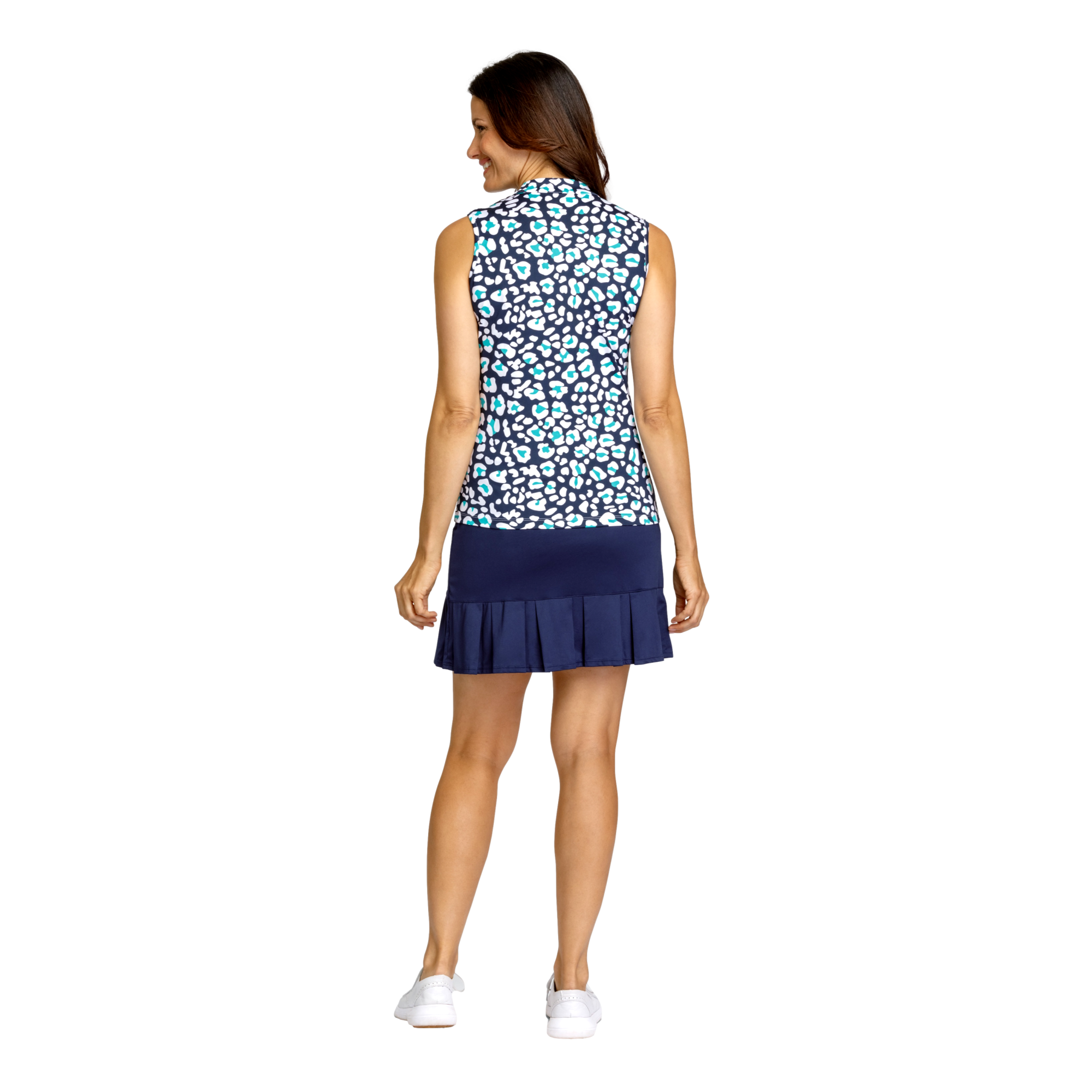 Auden Lynx V Neck Women's Sleeveless Golf Shirt