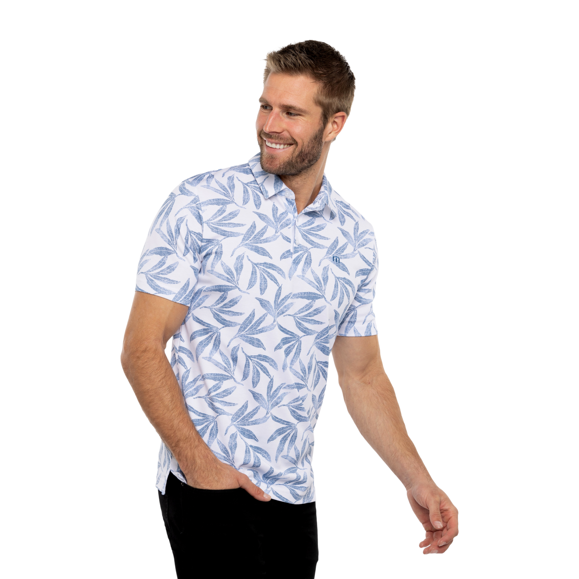 Gulf Of Mexico Men's Short Sleeve Golf Polo Shirt