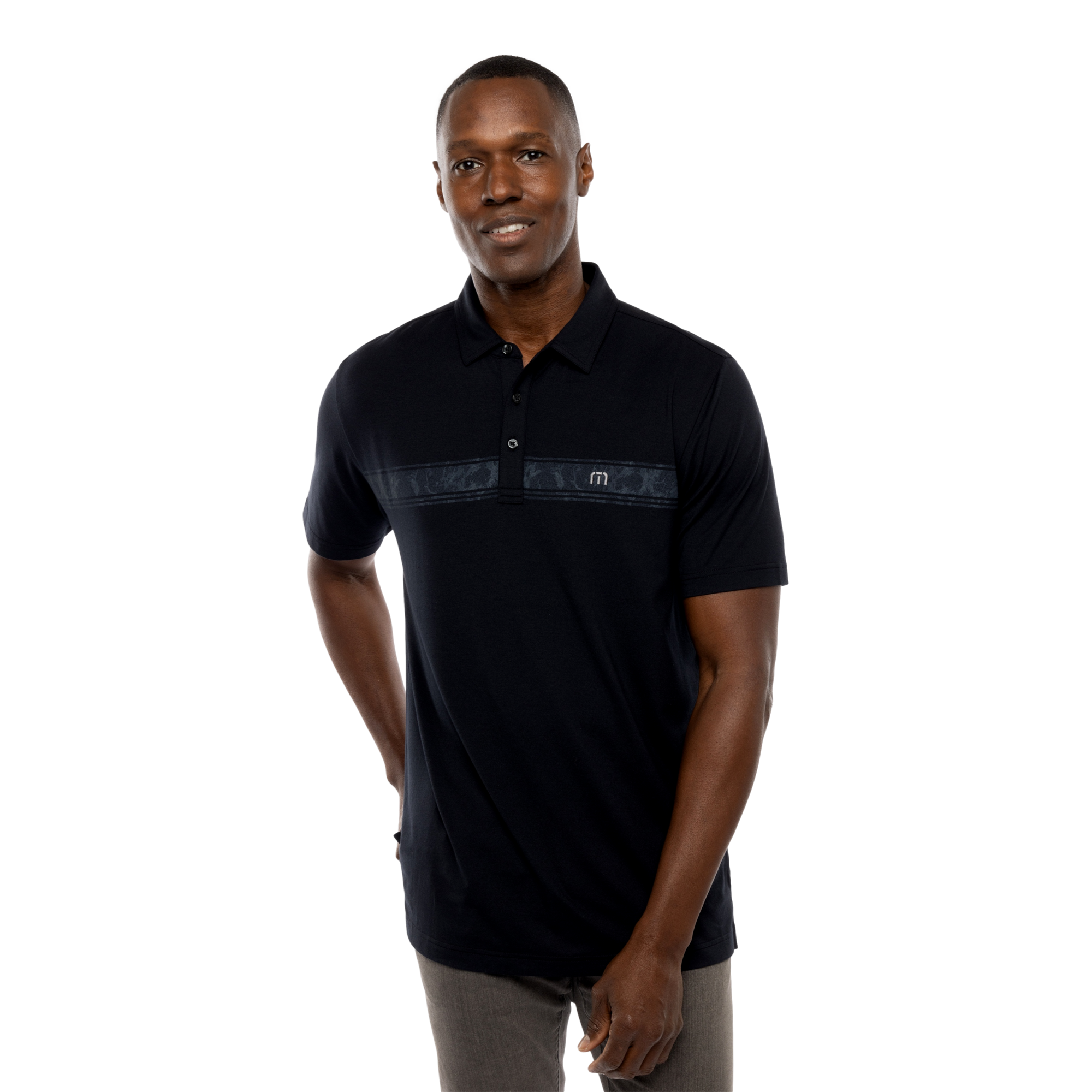 Thunder Roll Men's Short Sleeve Golf Polo Shirt