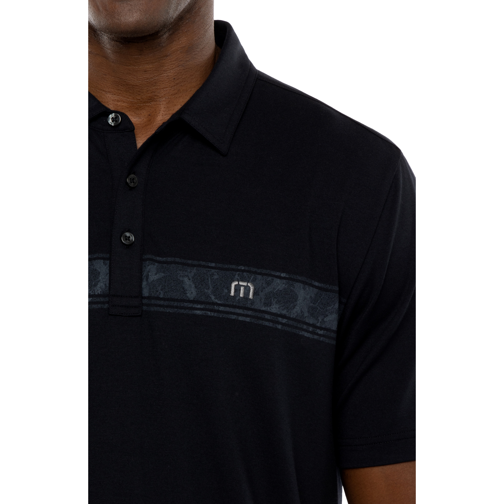 Thunder Roll Men's Short Sleeve Golf Polo Shirt