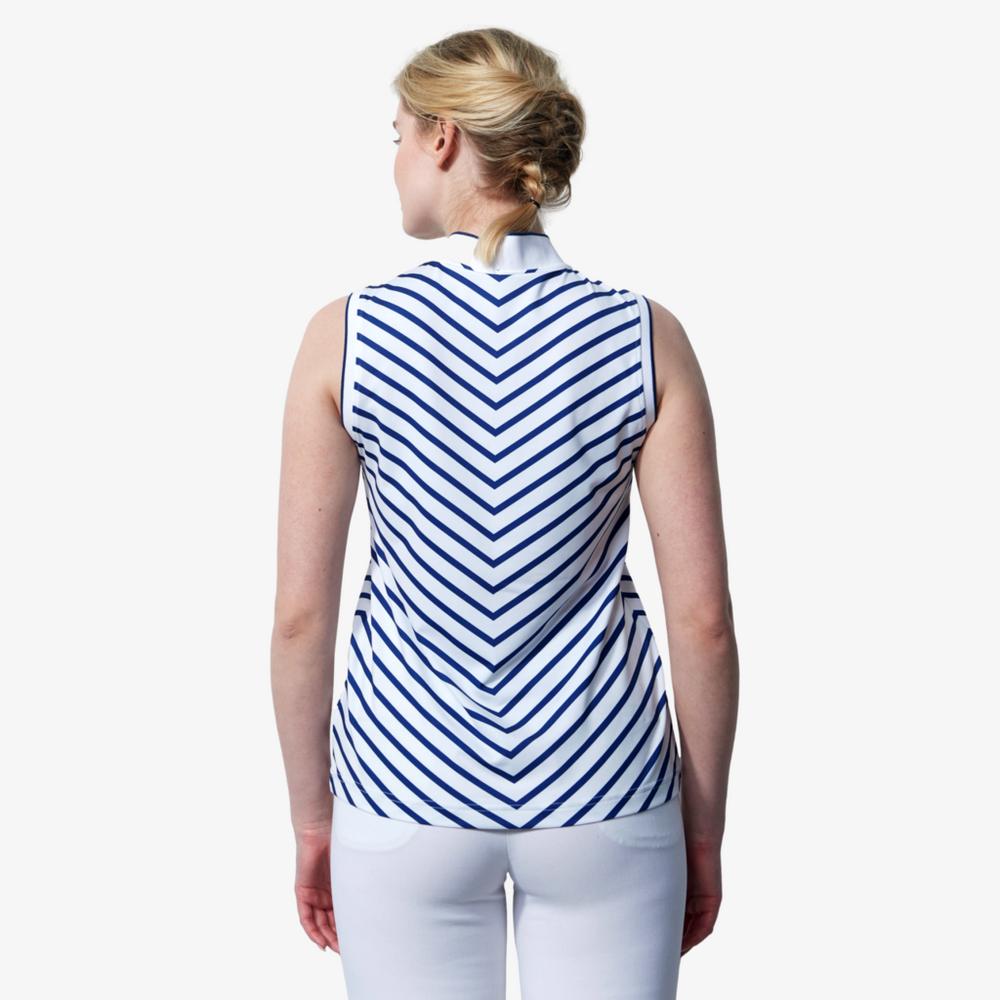 Salerno Diagonal Striped Sleeveless Shirt