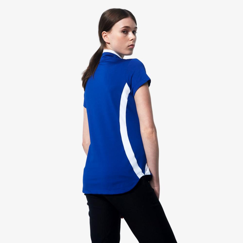 Vichy Colorblock Short Sleeve Polo Shirt