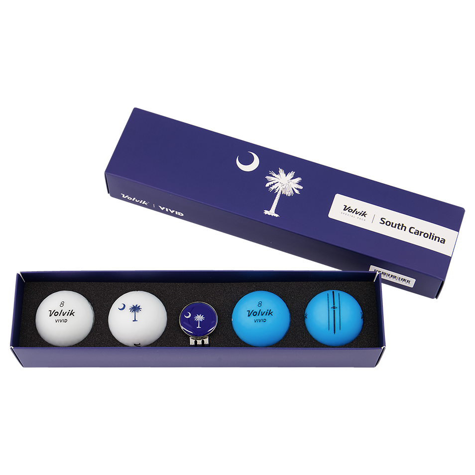 Volvik Vivid South Carolina Golf Ball Gift Set | PGA TOUR Superstore