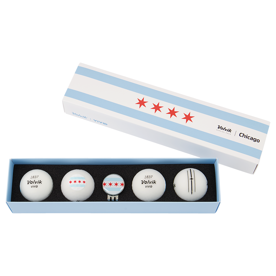 Volvik Vivid Chicago Golf Ball Gift Set | PGA TOUR Superstore
