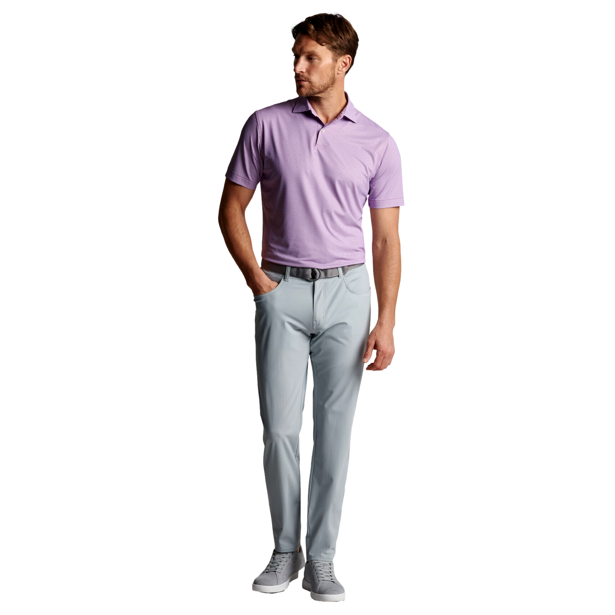 Cicily Performance Jersey Men's Short Sleeve Golf Polo Shirt