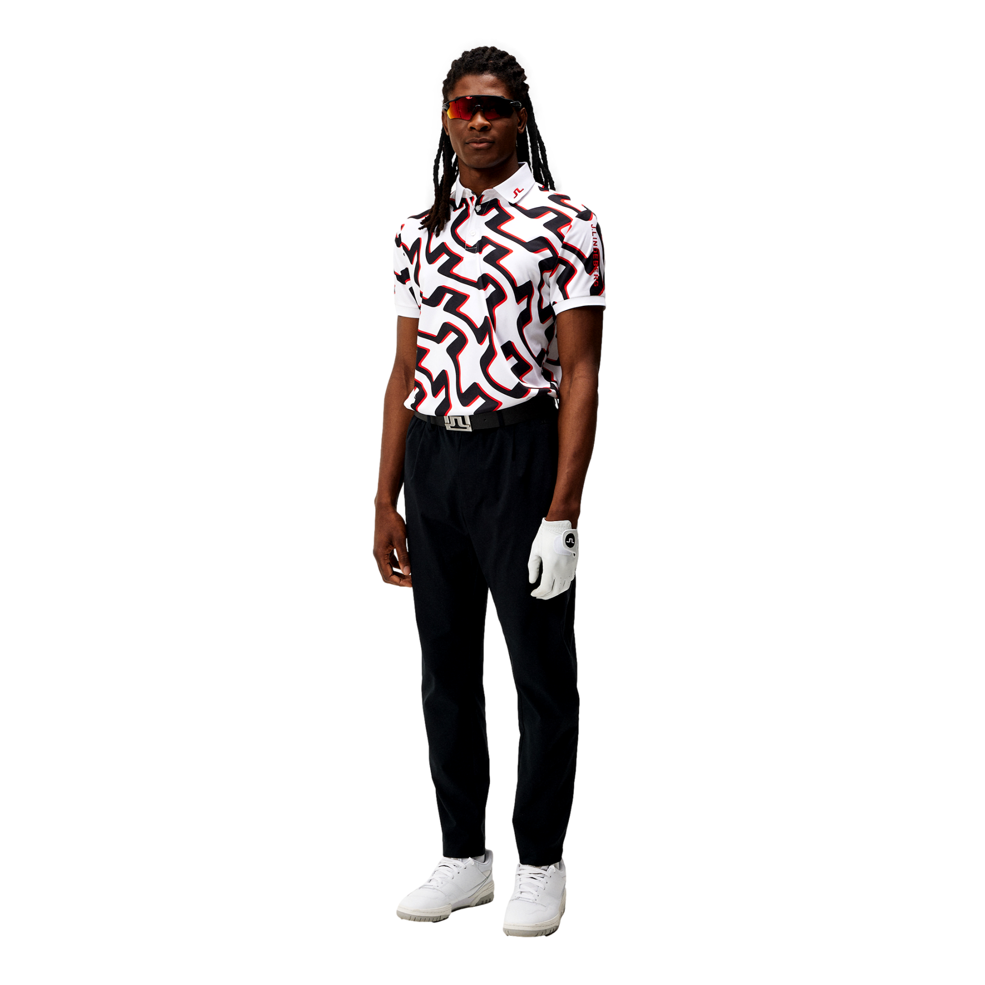 Tour Tech Regular Fit Print Men's Short Sleeve Golf Polo Shirt