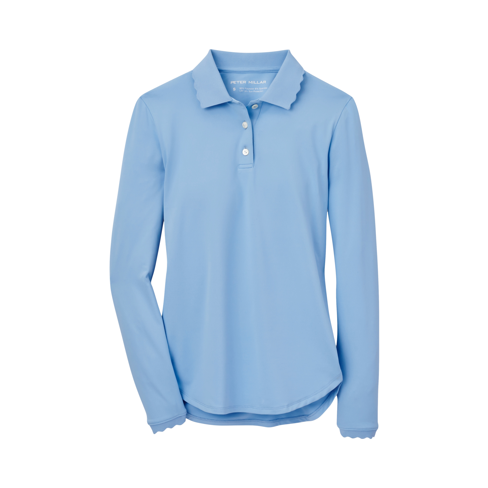 Opal Stretch Women's Jersey Long Sleeve Polo Shirt