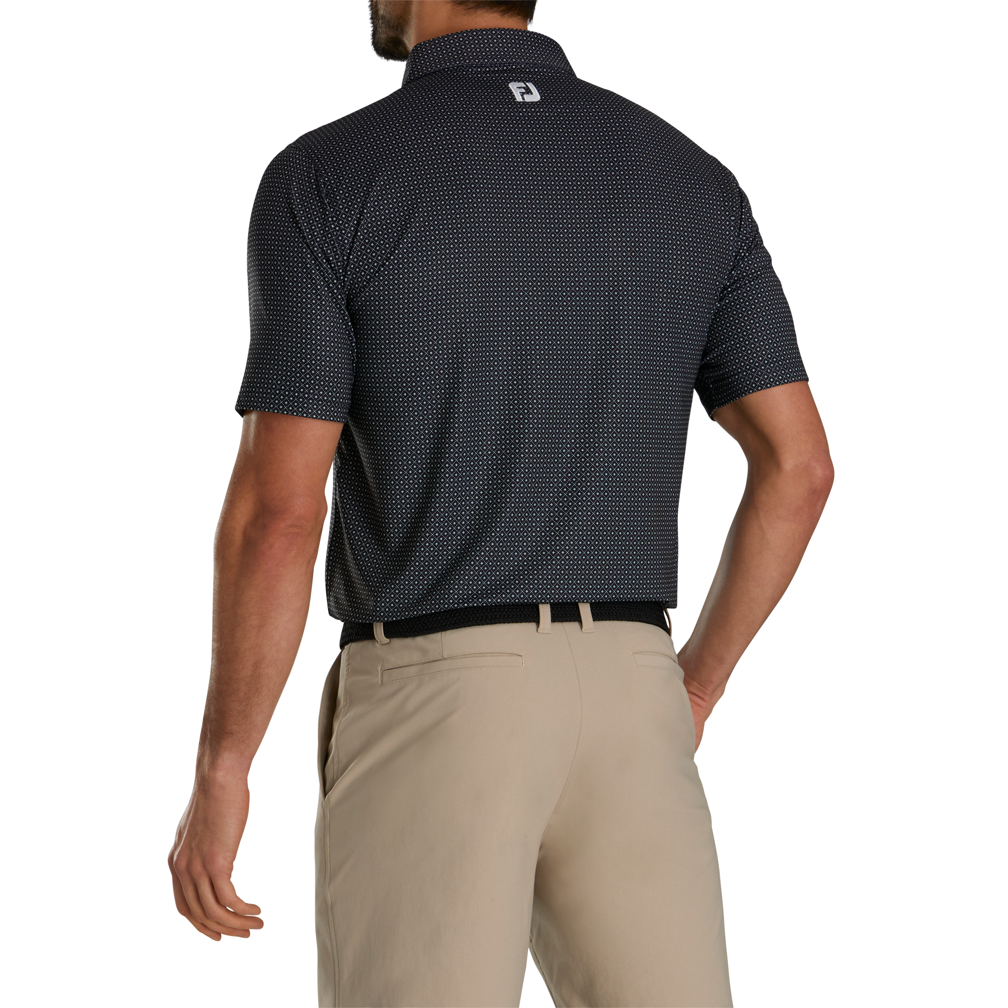 ProDry Men's Small Deco Print Golf Polo Shirt