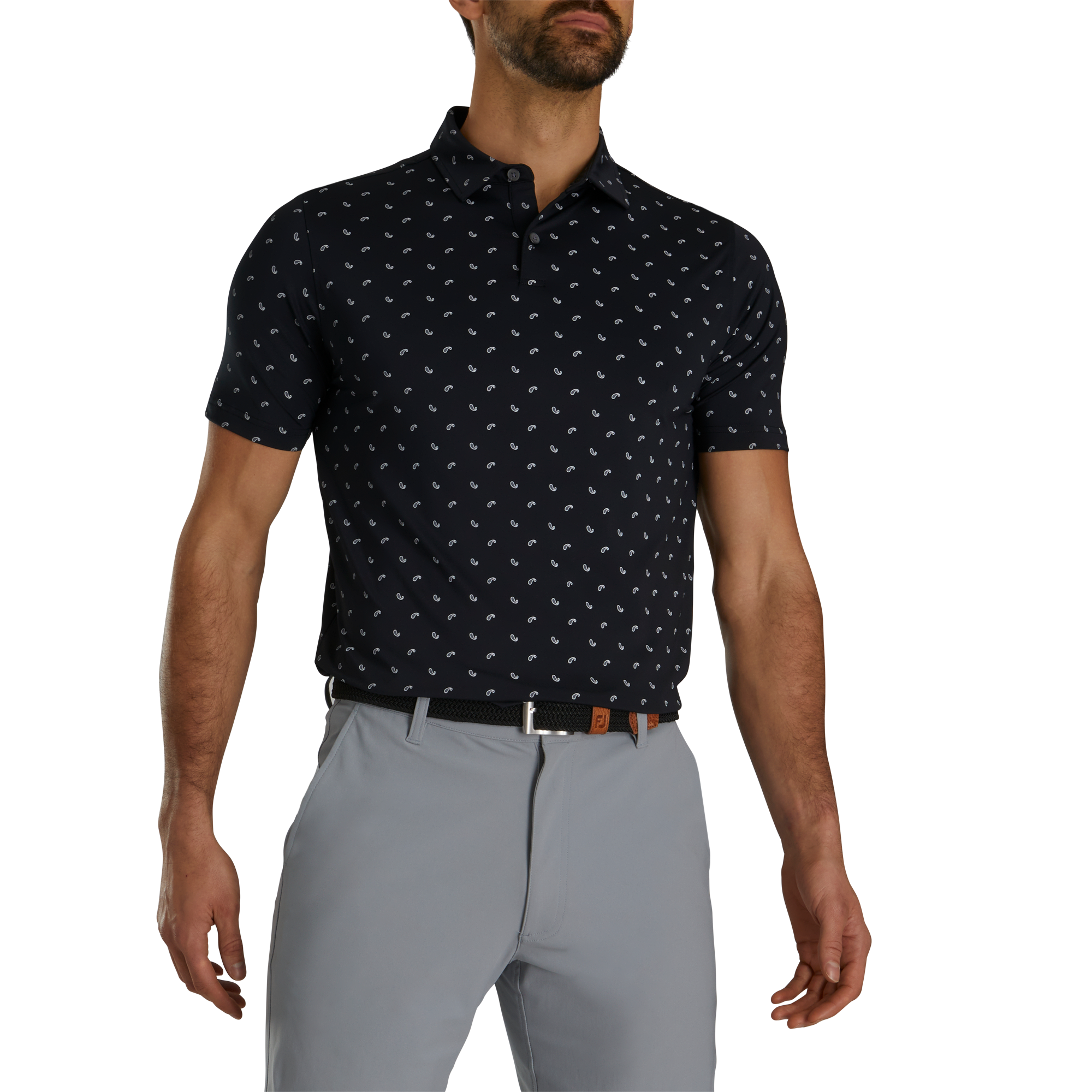 Paisley Print Essential Polo