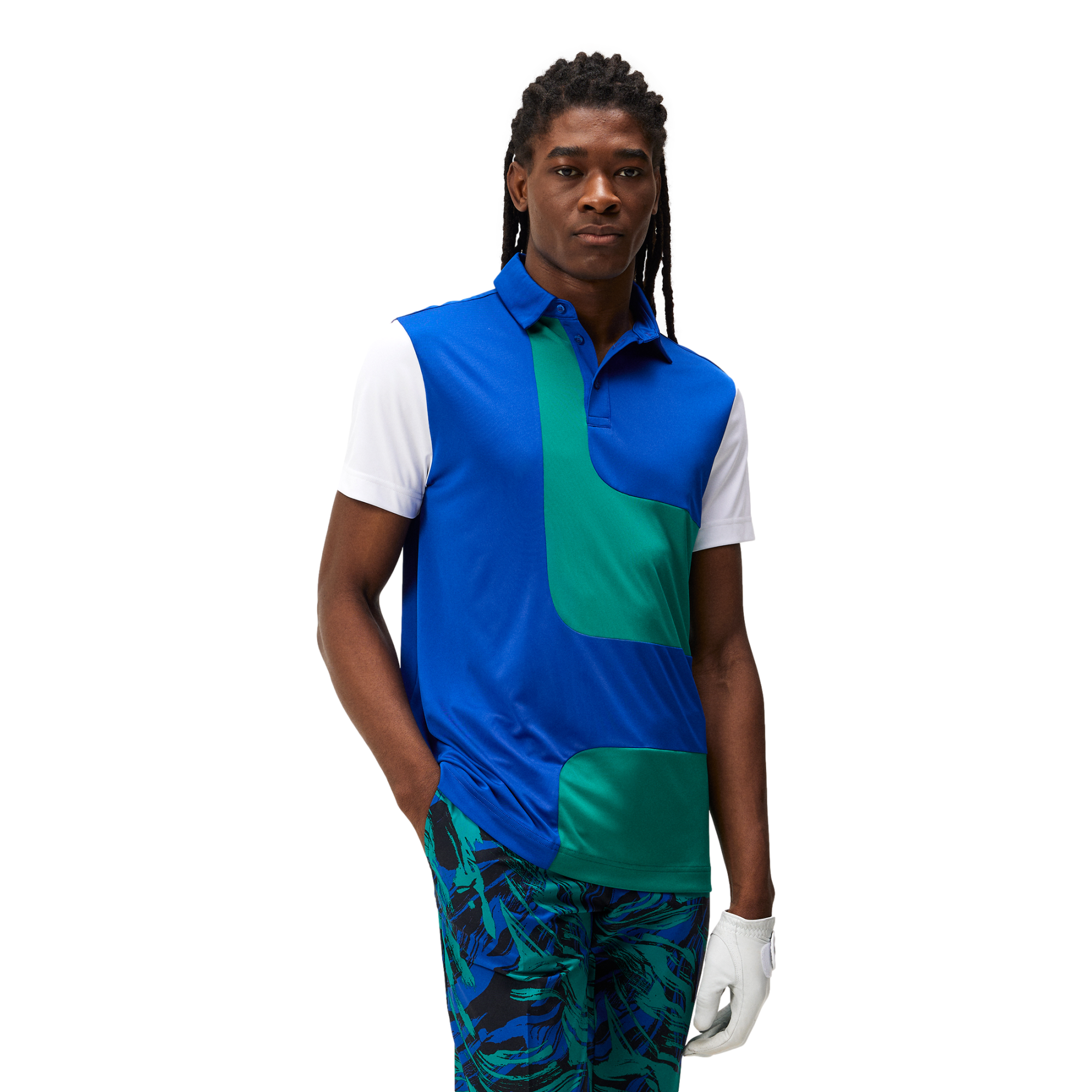 J Lindeberg Graham Regular Polo Surf The Web Polo | PGA TOUR