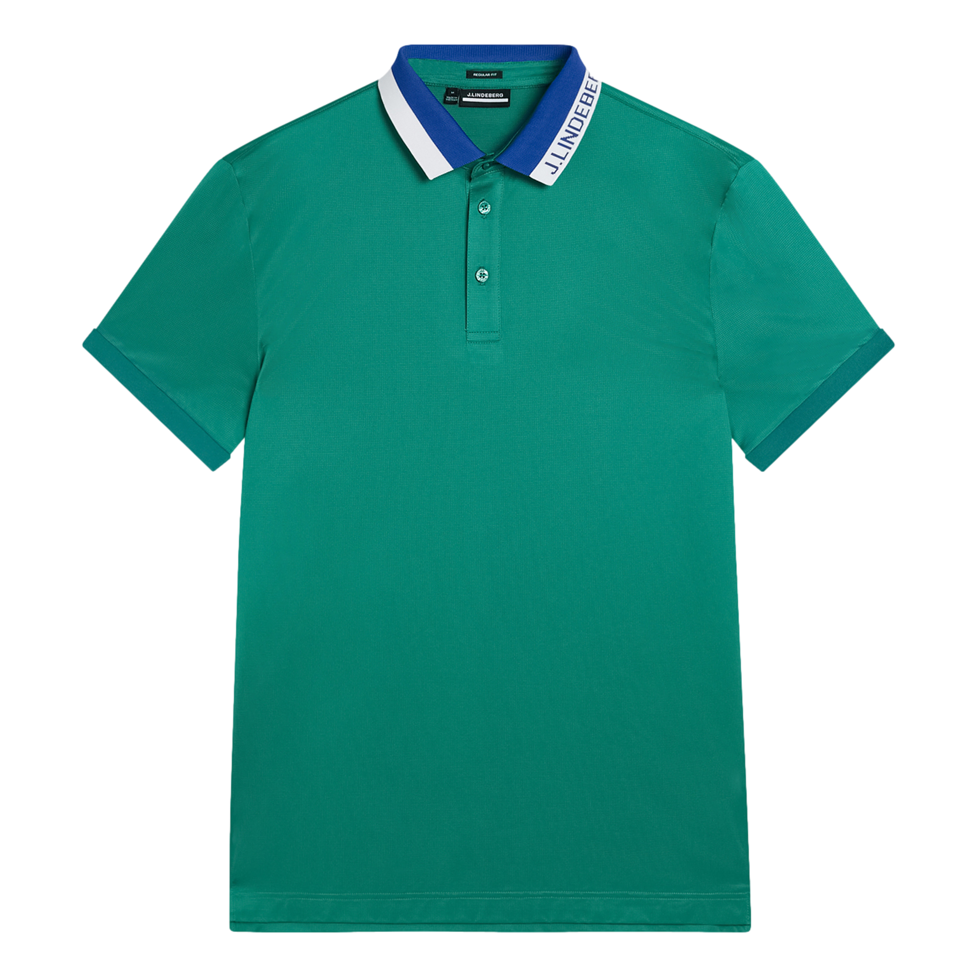 J Lindeberg Ben Regular Fit Proud Peacock Polo Tipped | PGA TOUR