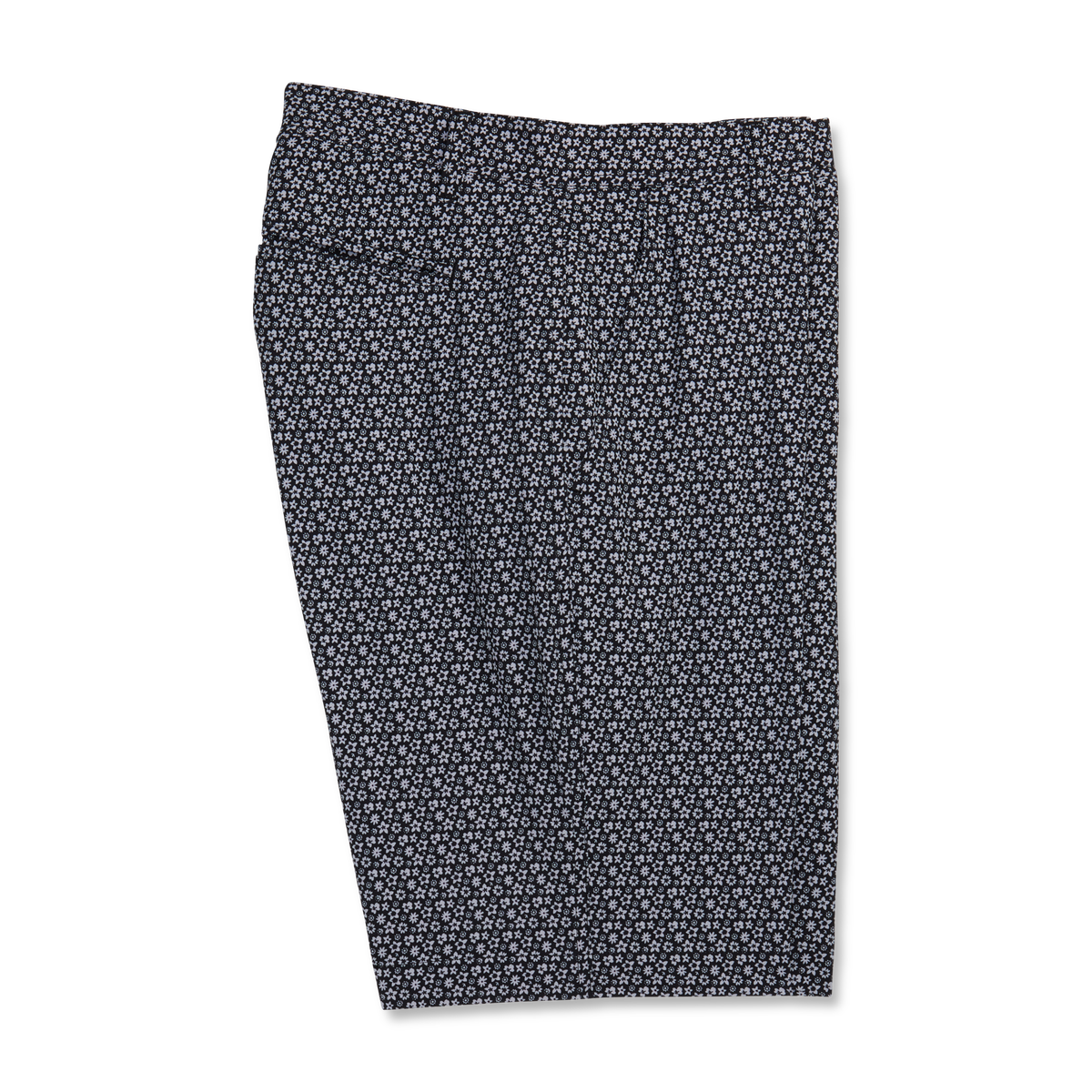 Micro-Floral Print Lightweight Men's 9" Golf Shorts