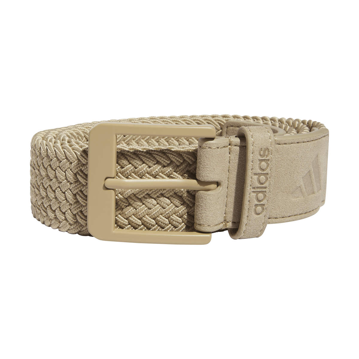 adidas Braided Stretch Belt- Grey GQ6885 - The Golfers Club