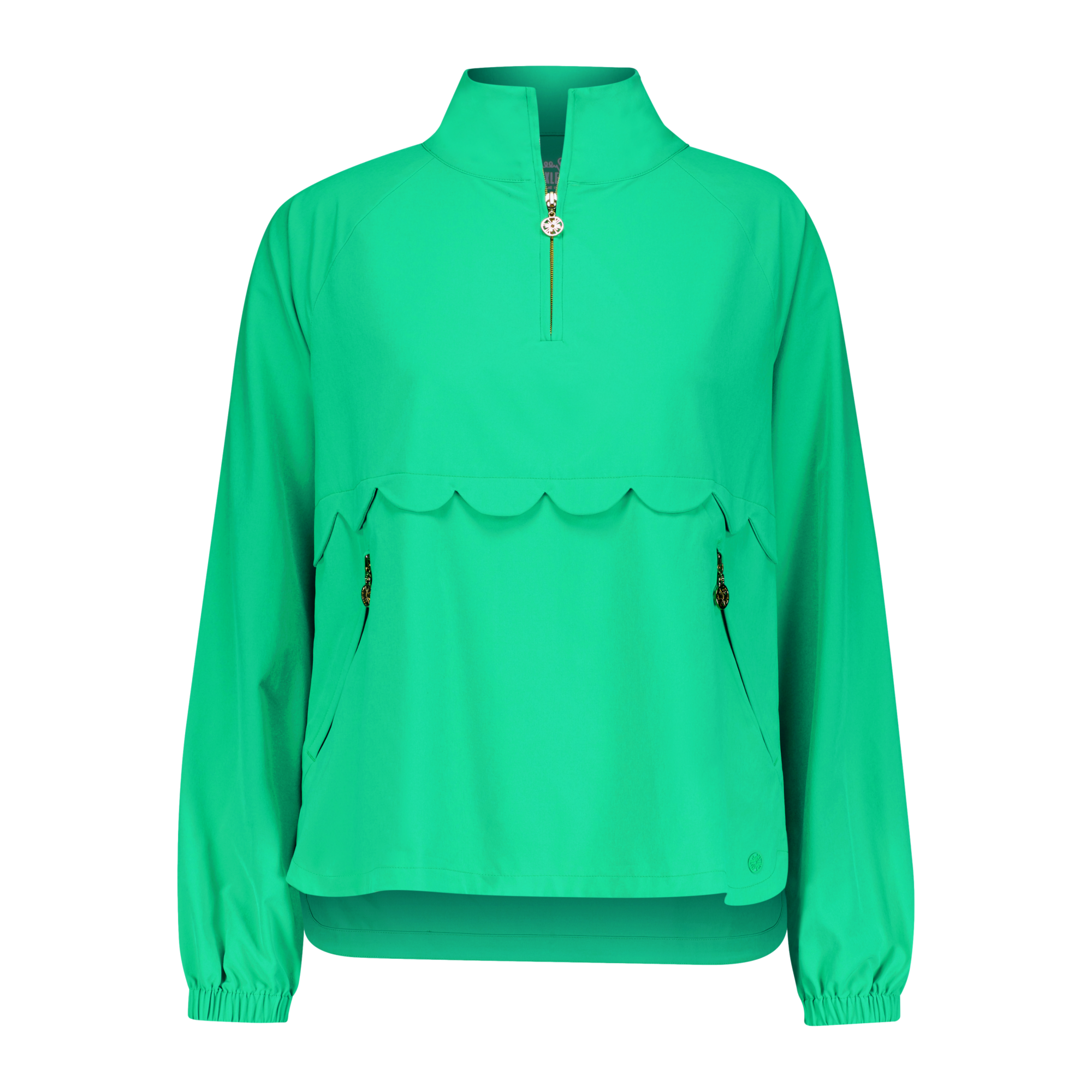 Lilly Pulitzer Tulia Scalloped Performance Full Zip Jacket | PGA