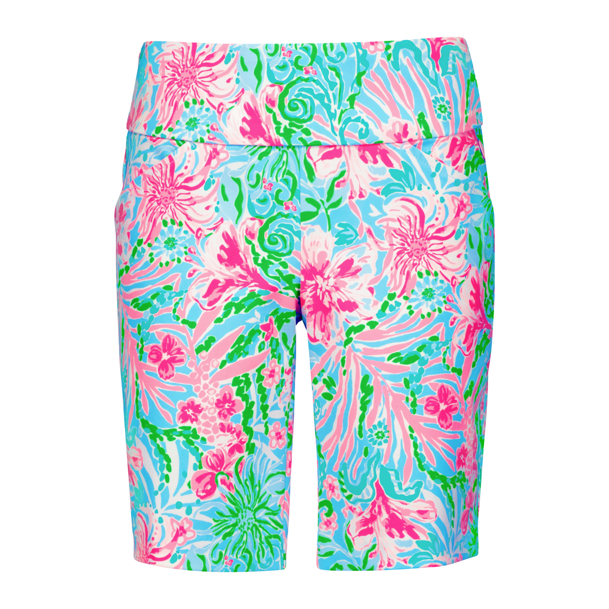 Lilly Pulitzer Honeycomb Bee Shorts - Pink/Green - Size 2